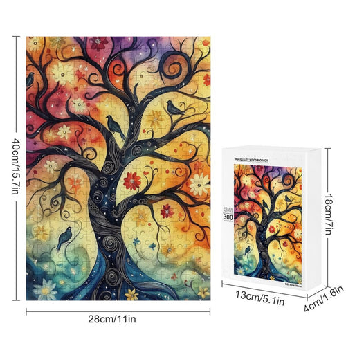 Birds in a tree Wooden Puzzle