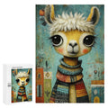 Boho Alpaca Wooden Puzzle