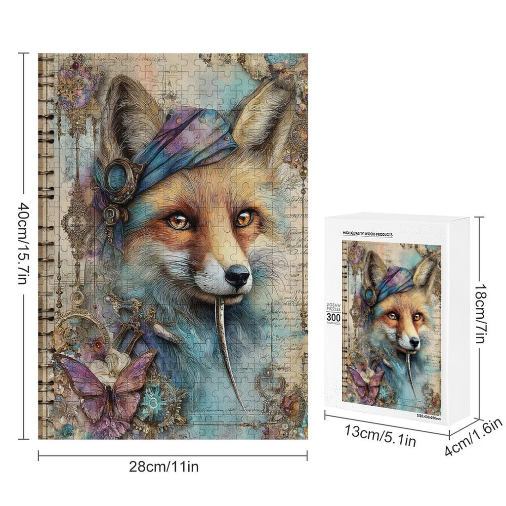 Captain Fox Wooden Puzzle