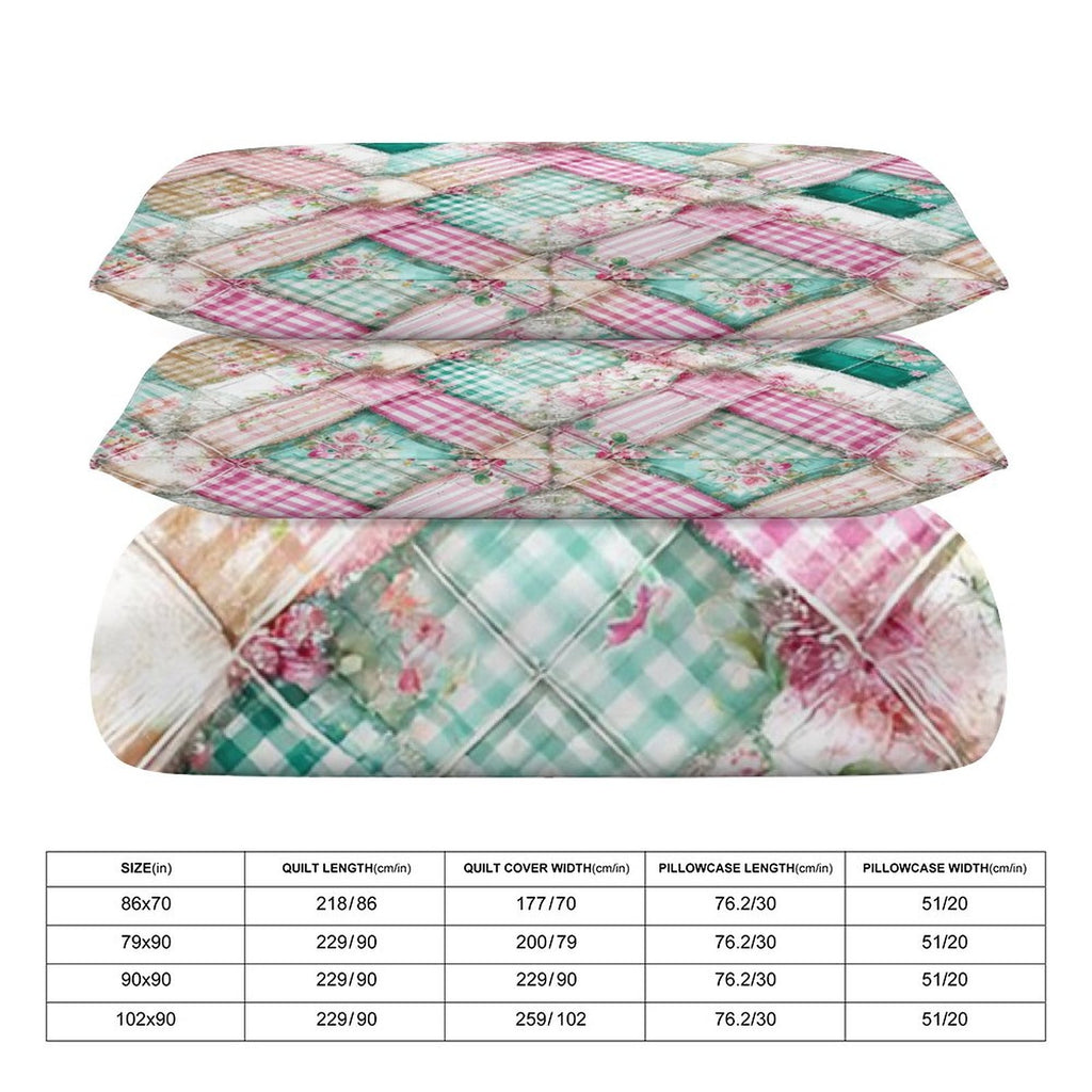 King 3-Piece Bedding Set-102"x90"/ 259x229cm
