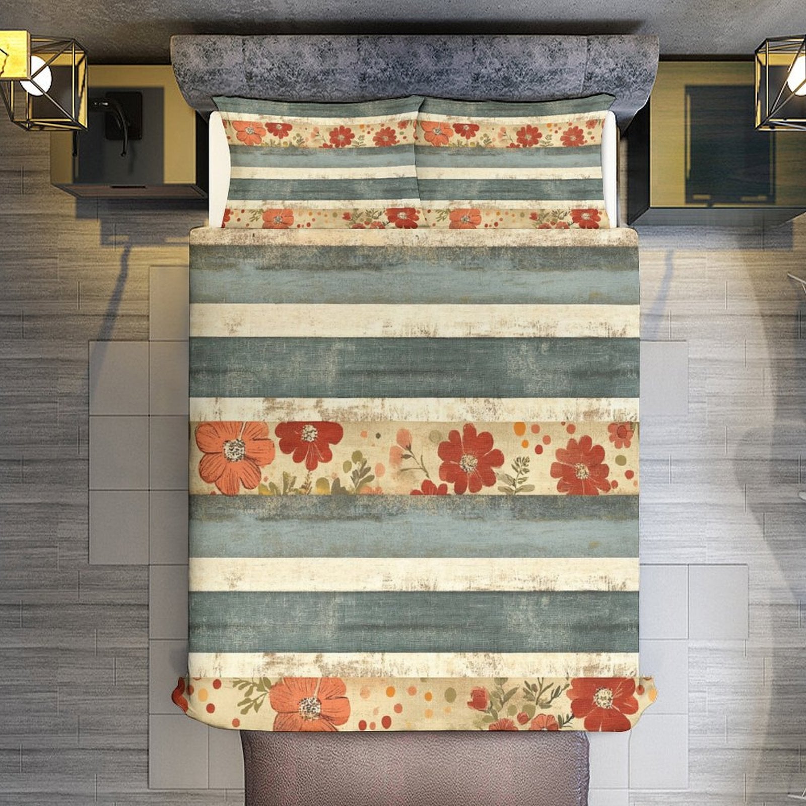 King 3-Piece Bedding Set-102"x90"/ 259x229cm