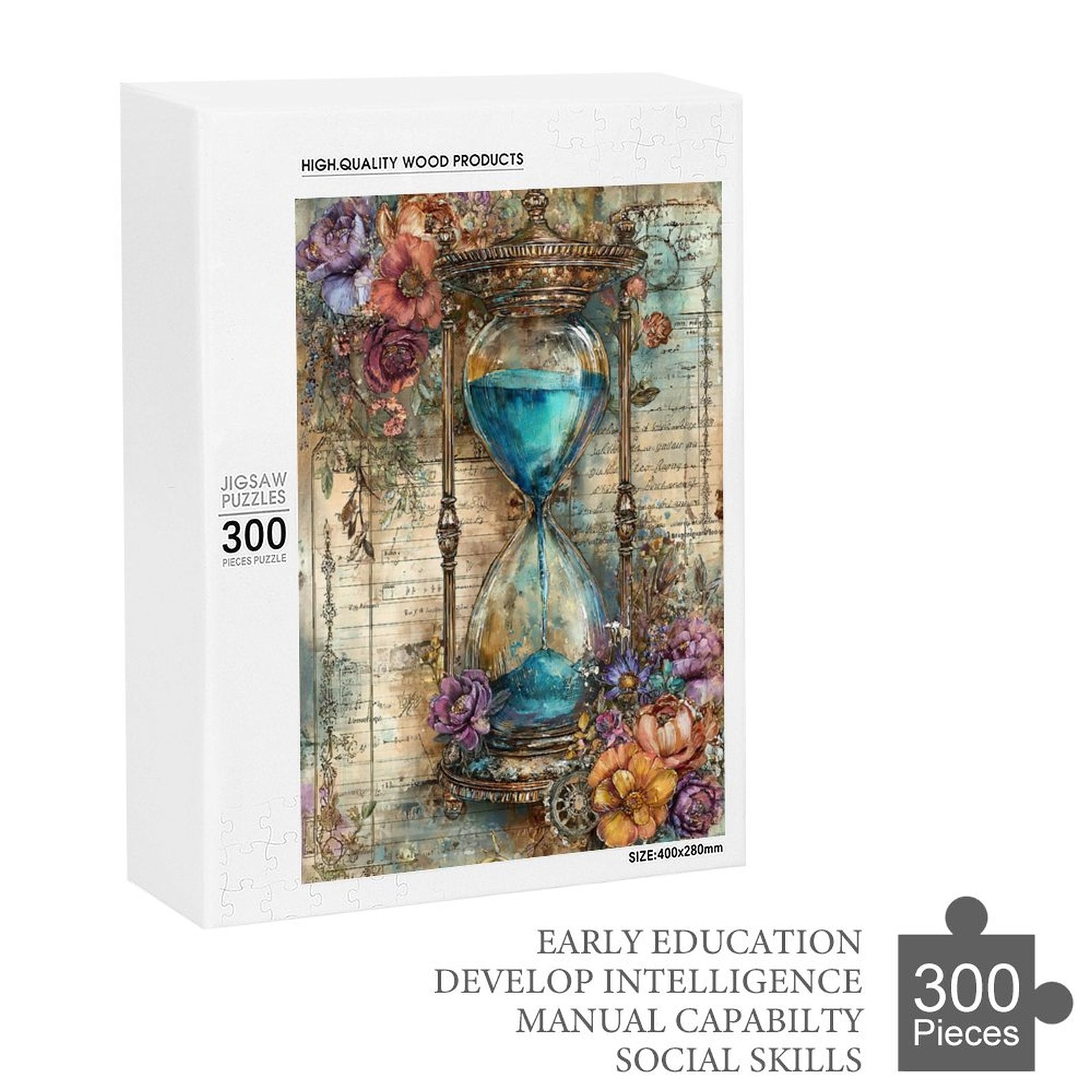 Hourglass Wooden Puzzle