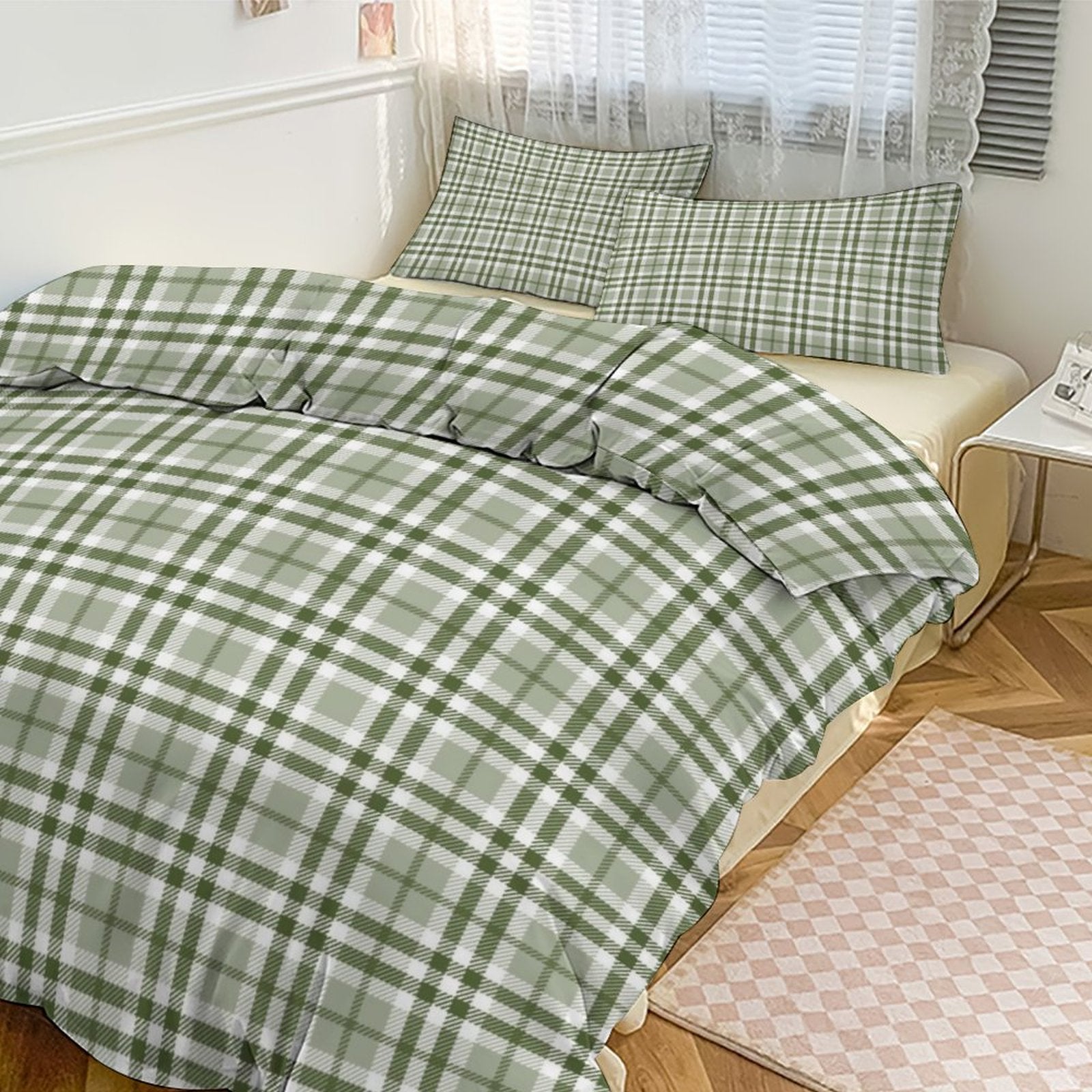 Queen 3-Piece Bedding Set-90"x90"/ 229x229cm