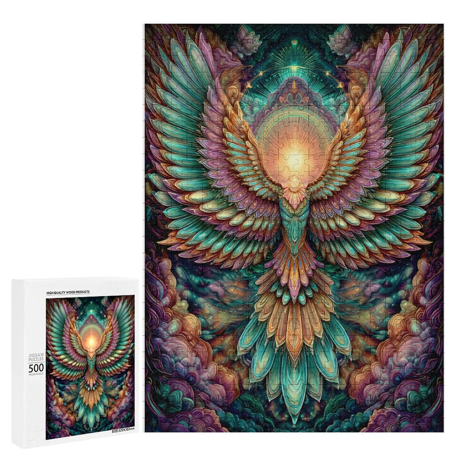 Celestial Wings Wooden Puzzle