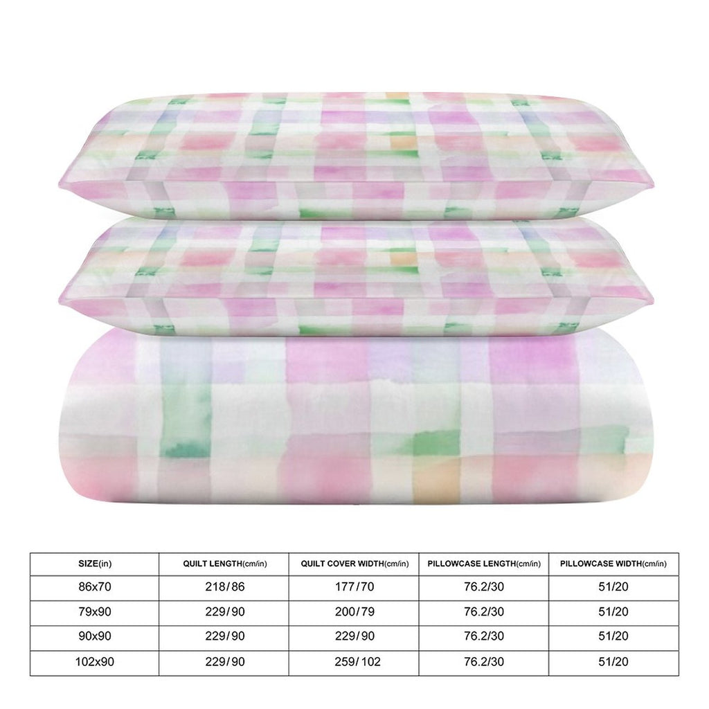 Queen 3-Piece Bedding Set-90"x90"/ 229x229cm