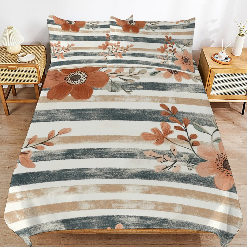 Queen 3-Piece Bedding Set-90"x90"/ 229x229cm