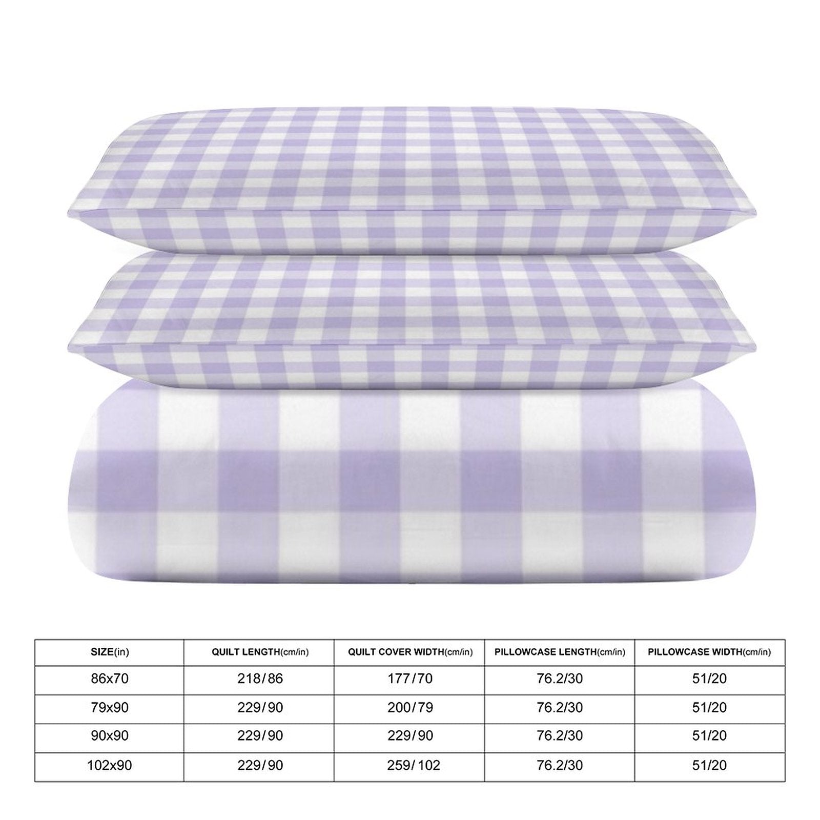 King 3-Piece Bedding Set-102"x90"/ 259x229cm