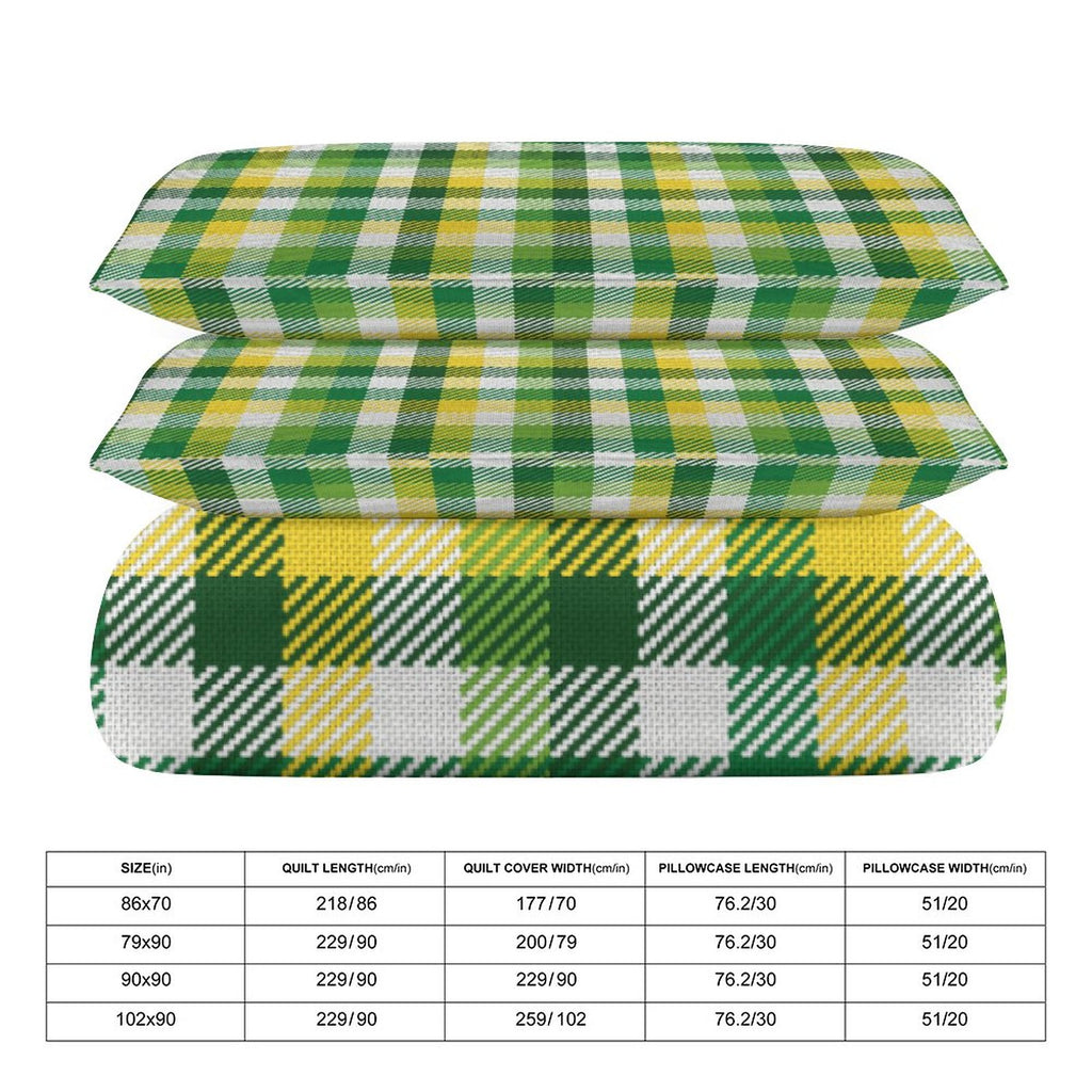 Queen 3-Piece Bedding Set-90"x90"/ 229x229cm