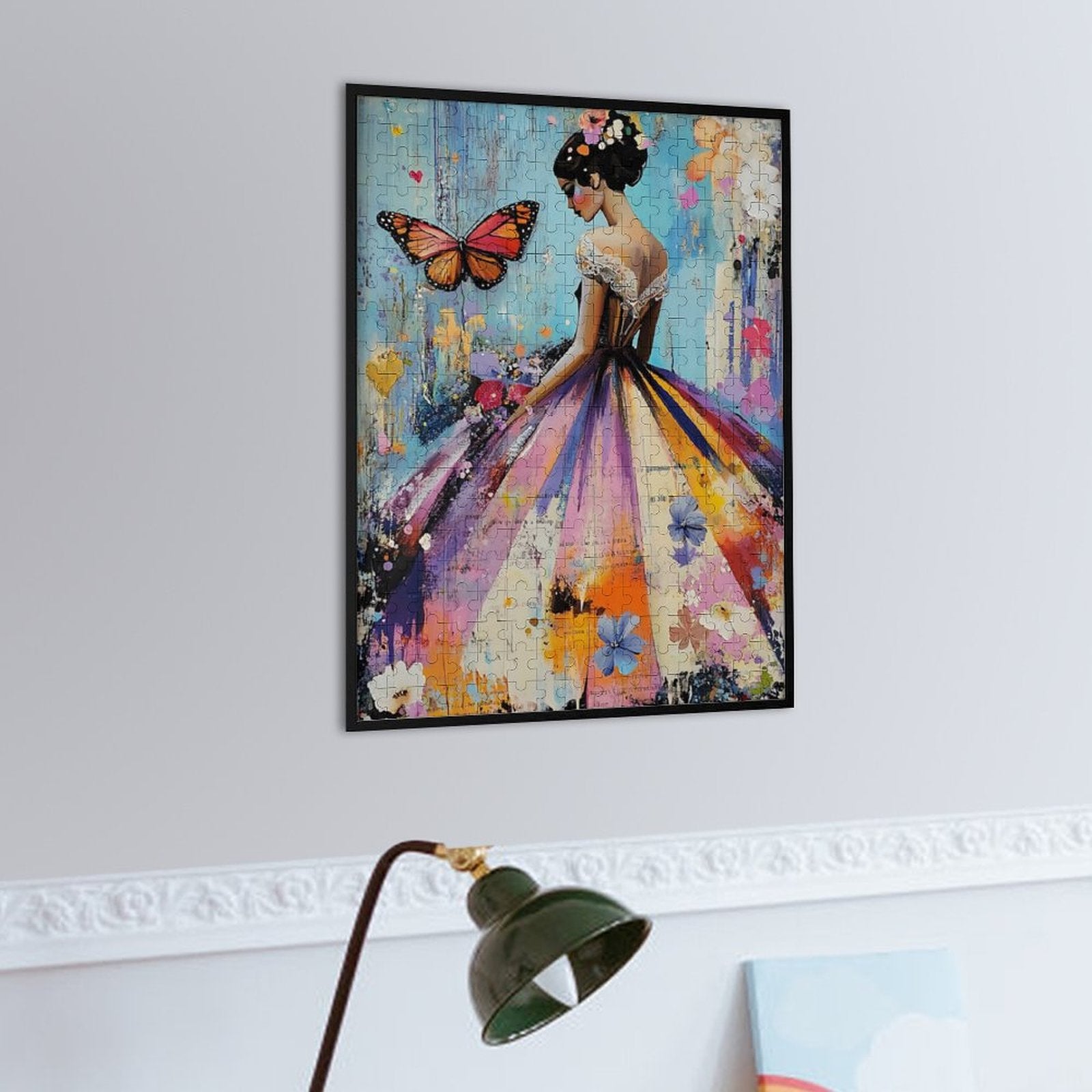 Colorful Butterfly Debutante Wooden Puzzle
