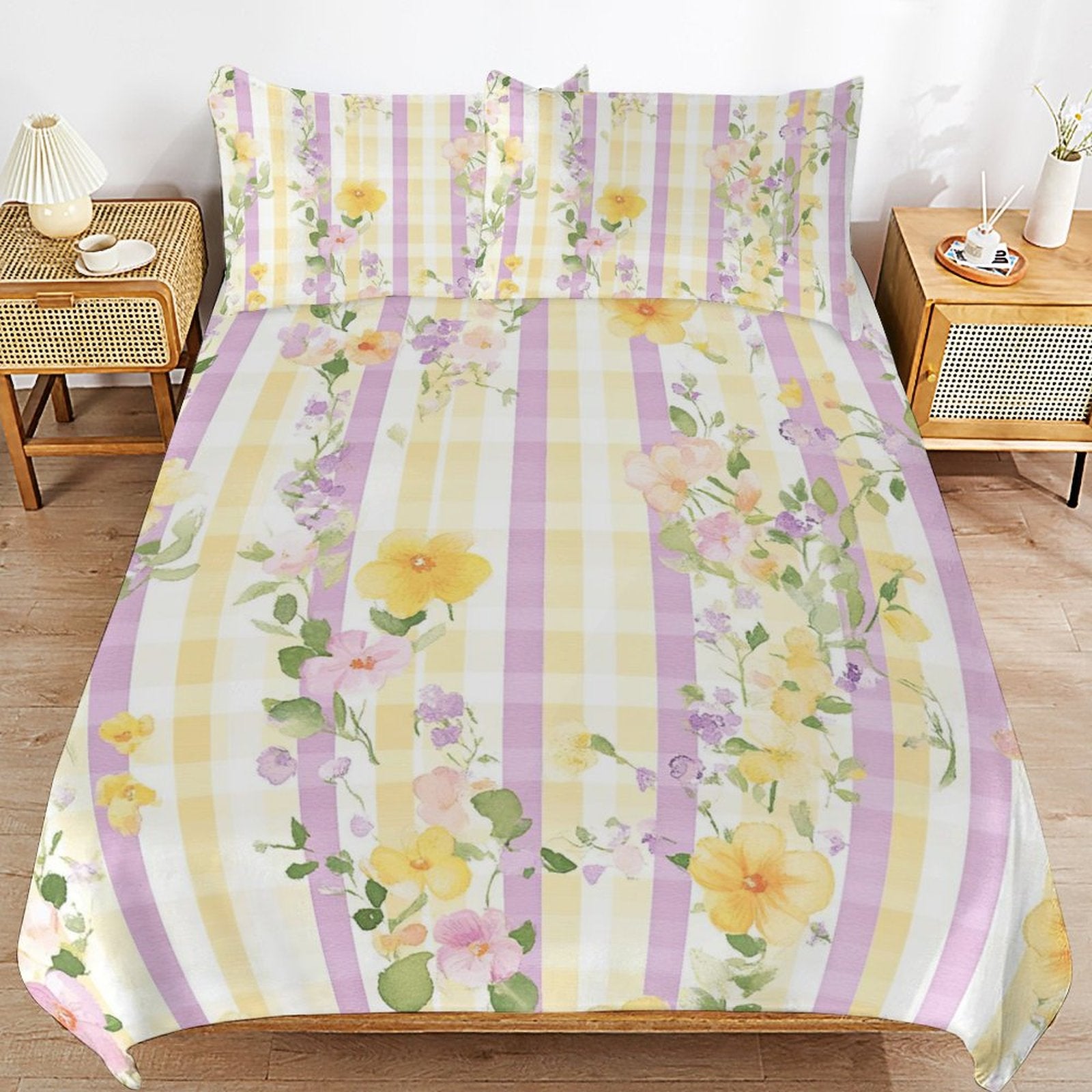 Queen 3-Piece Bedding Set-90"x90"/ 229x229cm