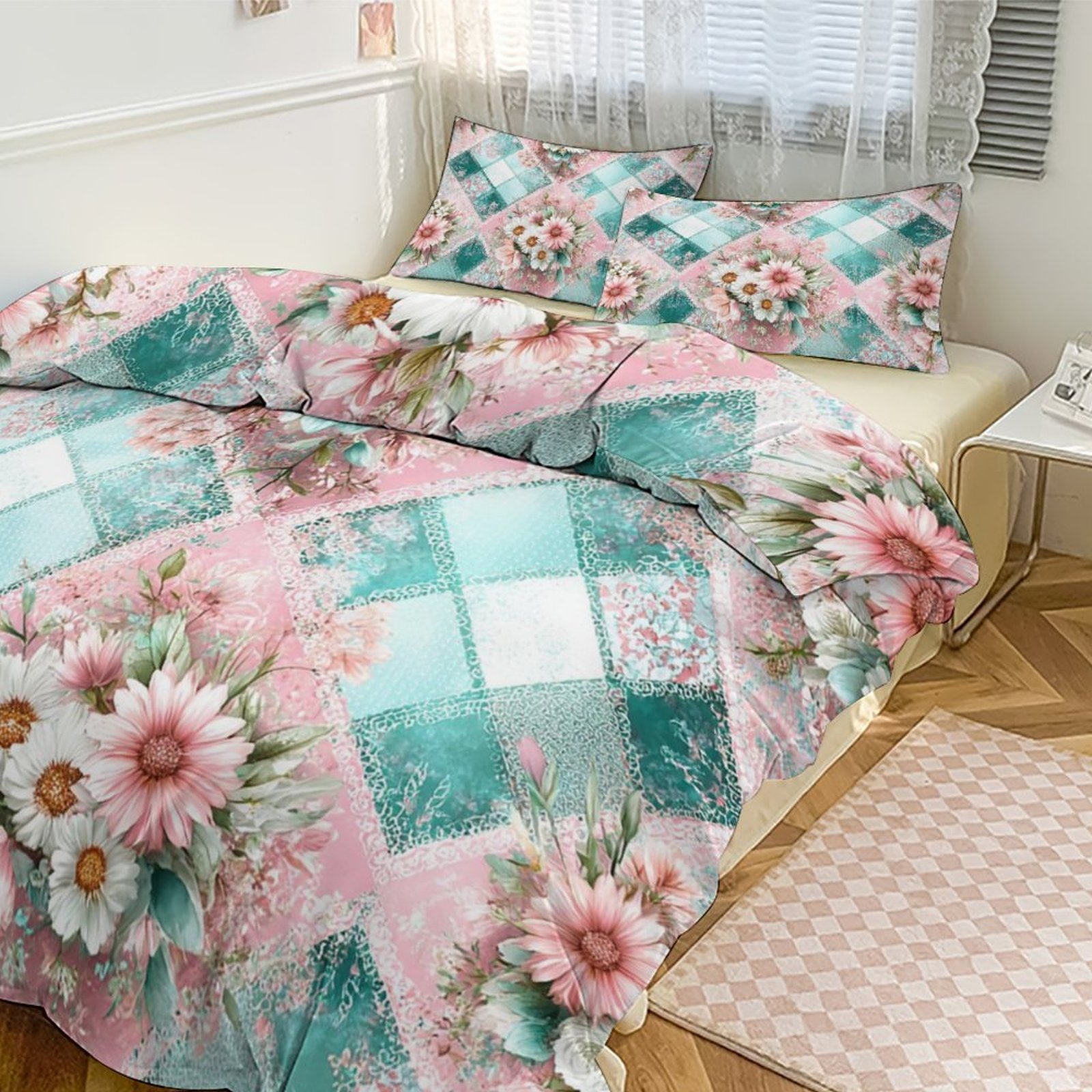 King 3-Piece Bedding Set-102"x90"/ 259x229cm