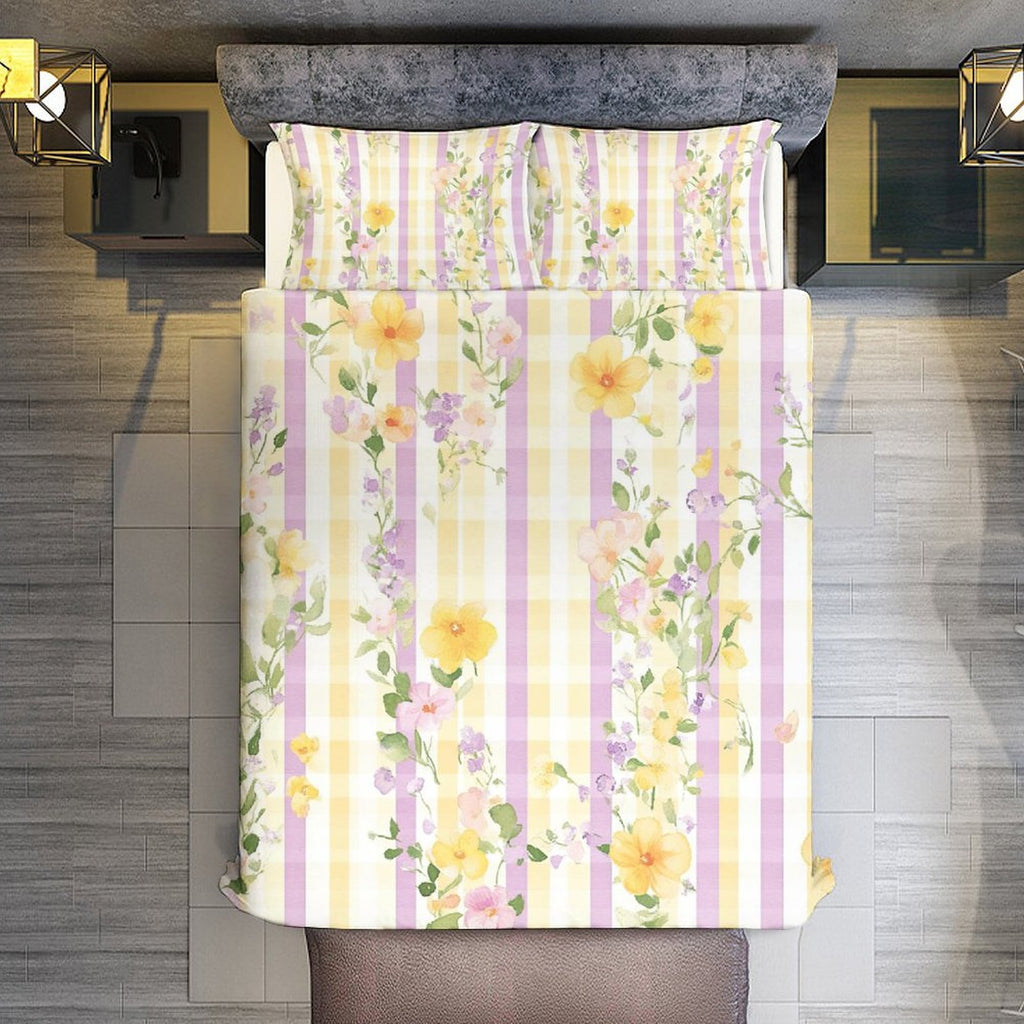 Queen 3-Piece Bedding Set-90"x90"/ 229x229cm
