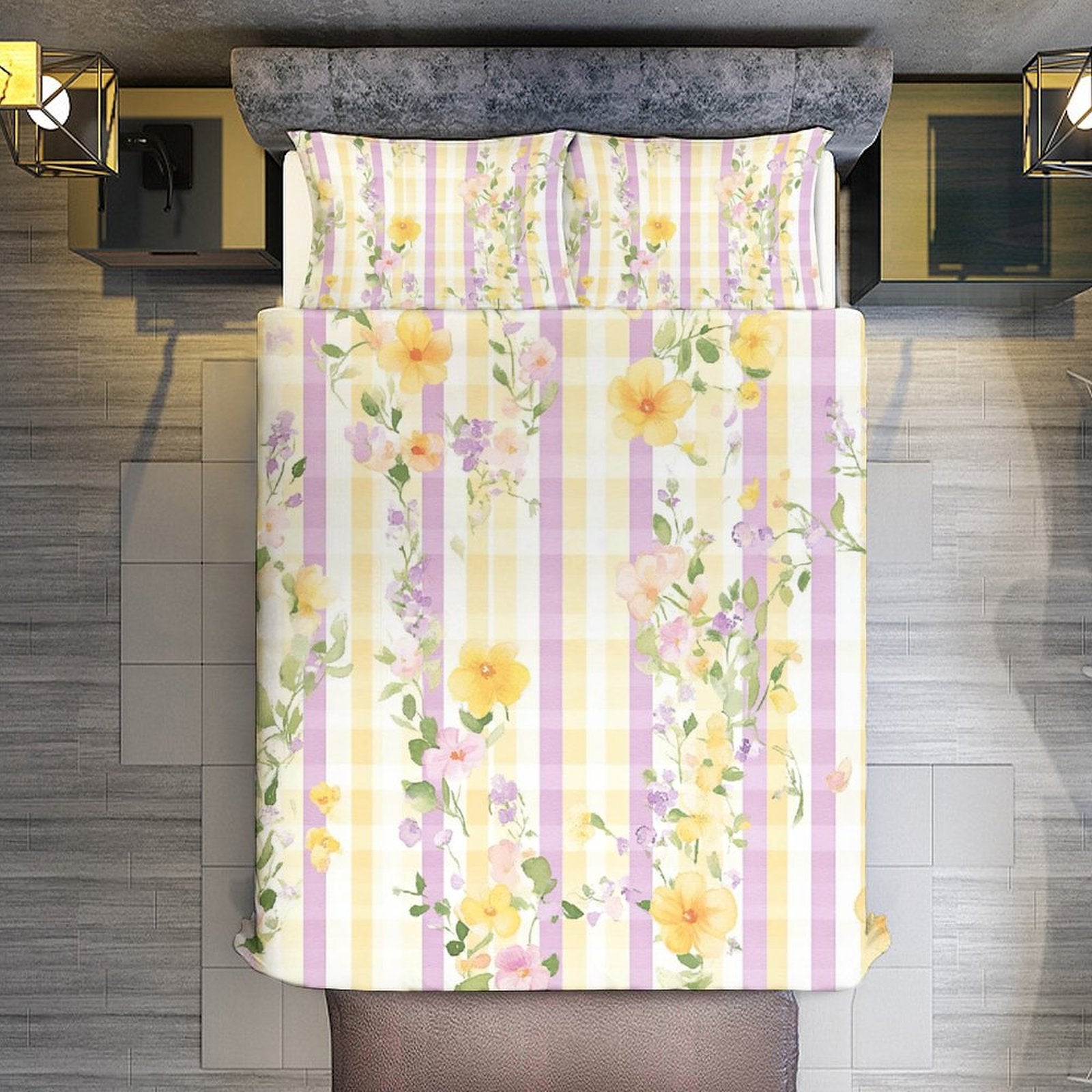 Queen 3-Piece Bedding Set-90"x90"/ 229x229cm