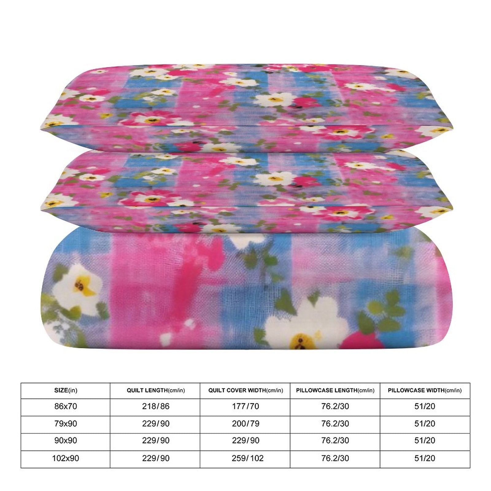 Full 3-Piece Bedding Set-86"×70"/ 218×177cm