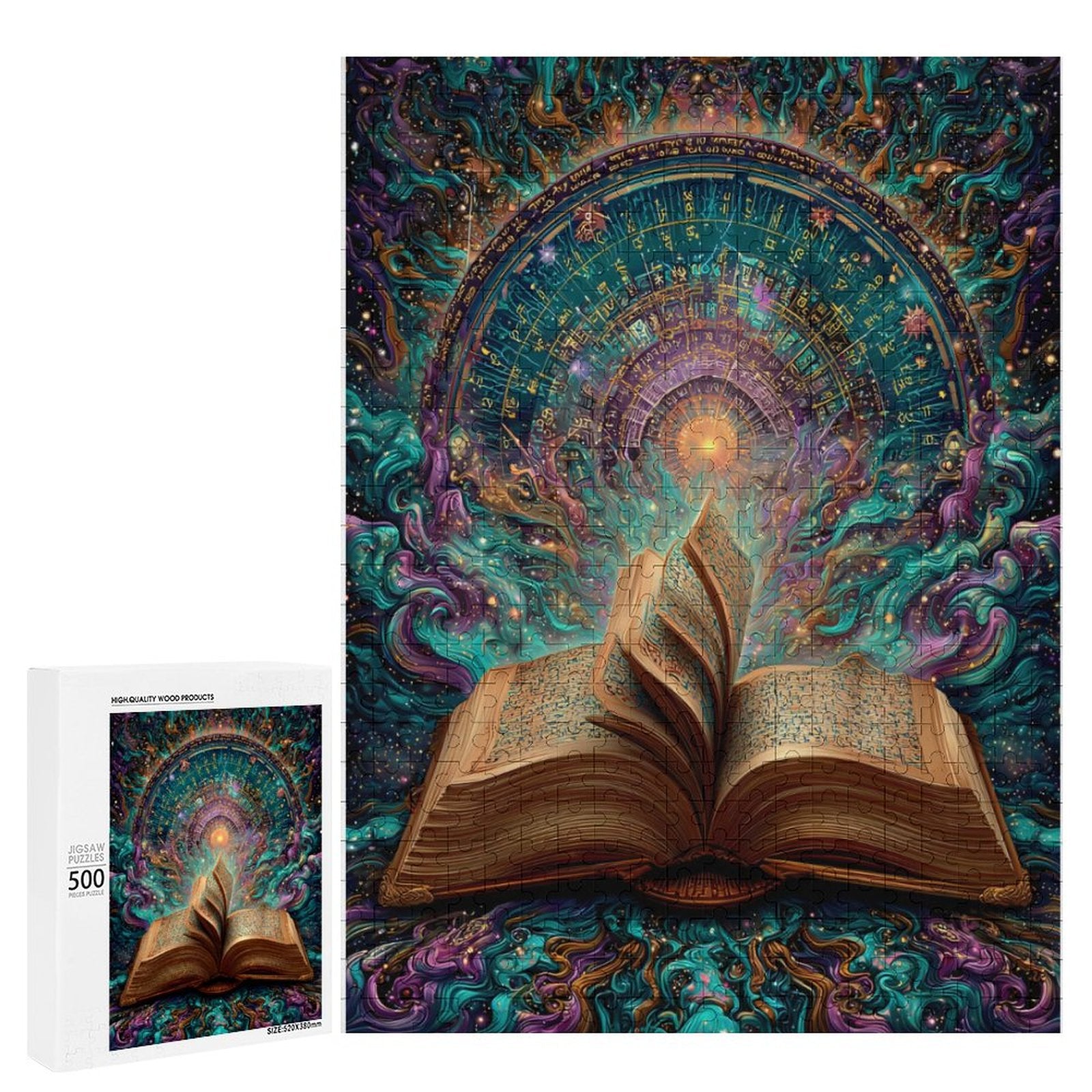 Turn the page Wooden Puzzle