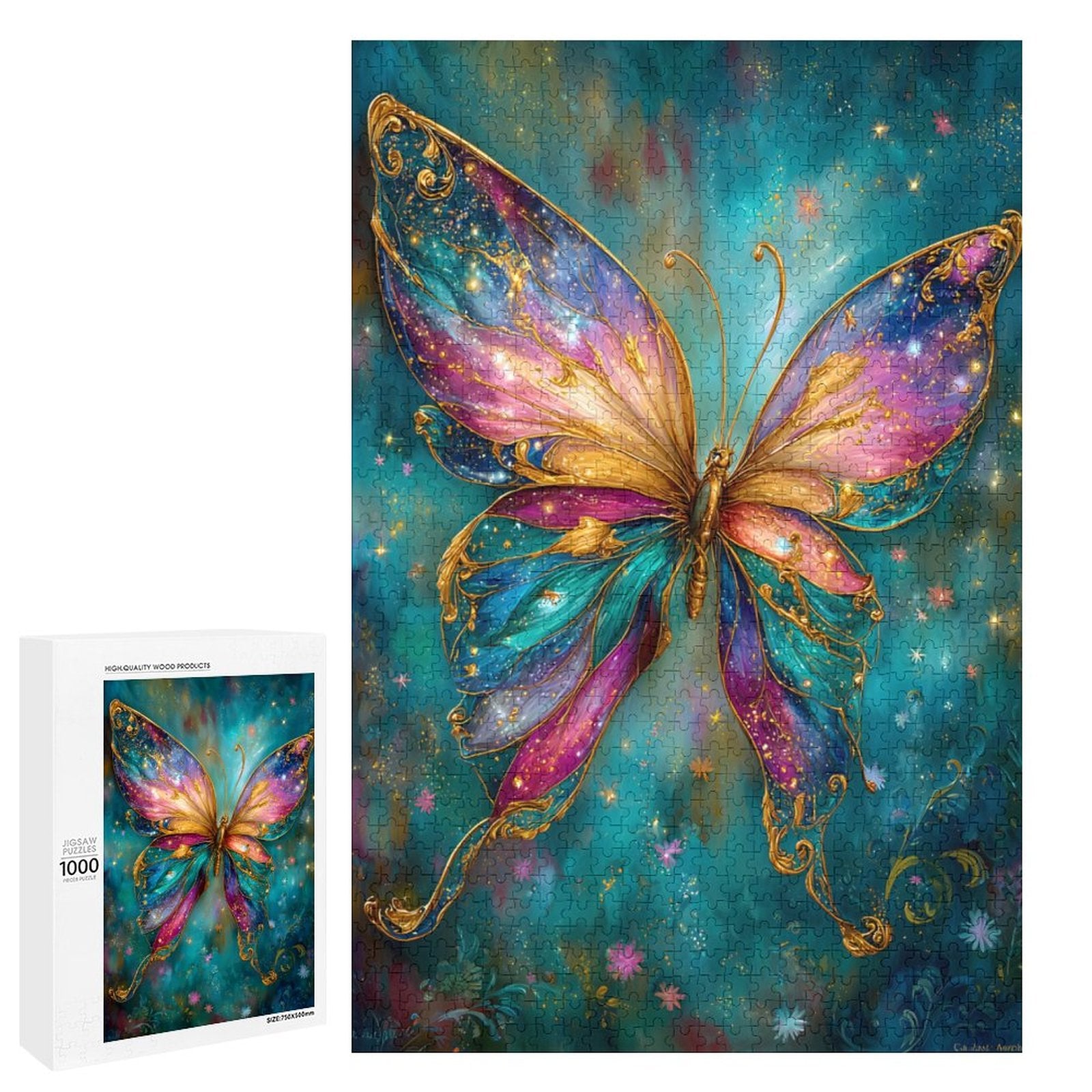 Mystical Butterfly Wooden Puzzle