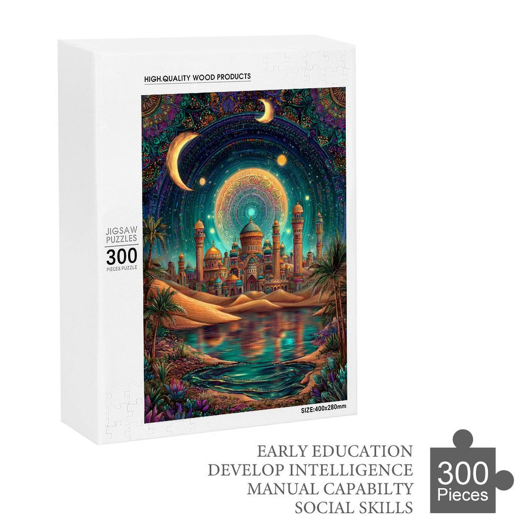 Desert Nights Wooden Puzzle