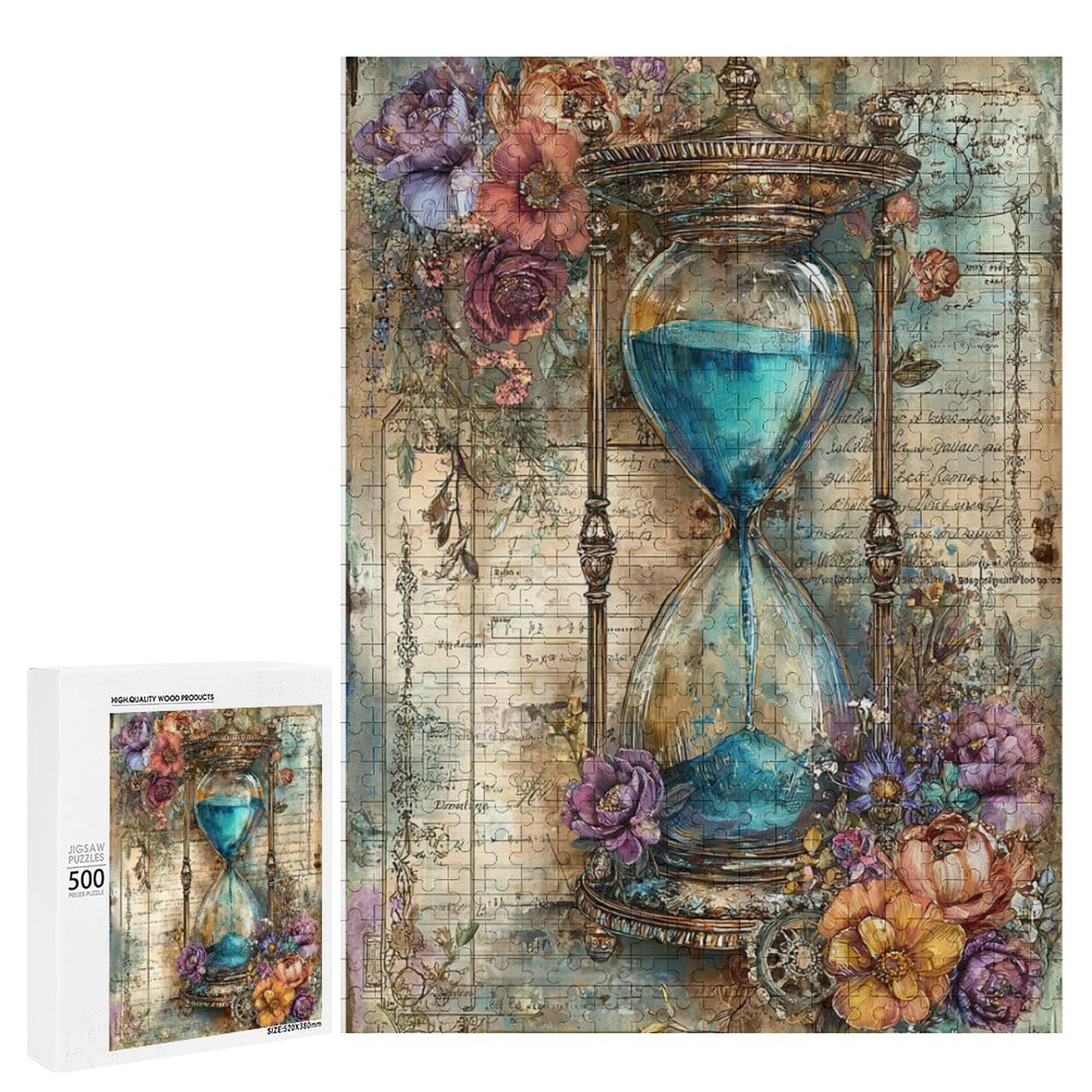 Hourglass Wooden Puzzle