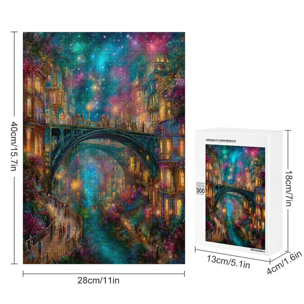 Mystical City Wooden Puzzle