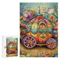 Colorful  pumpkin carriage Wooden Puzzle