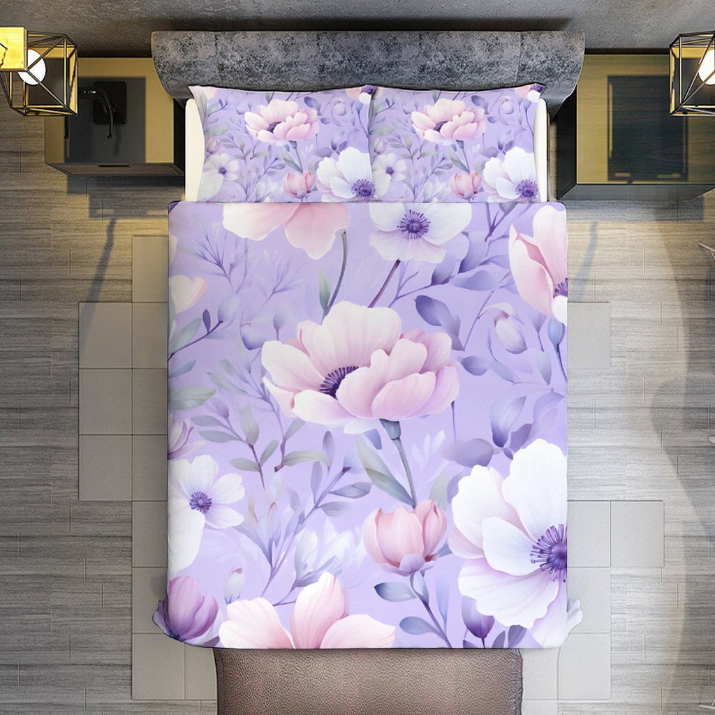 Queen 3-Piece Bedding Set-90"x90"/ 229x229cm