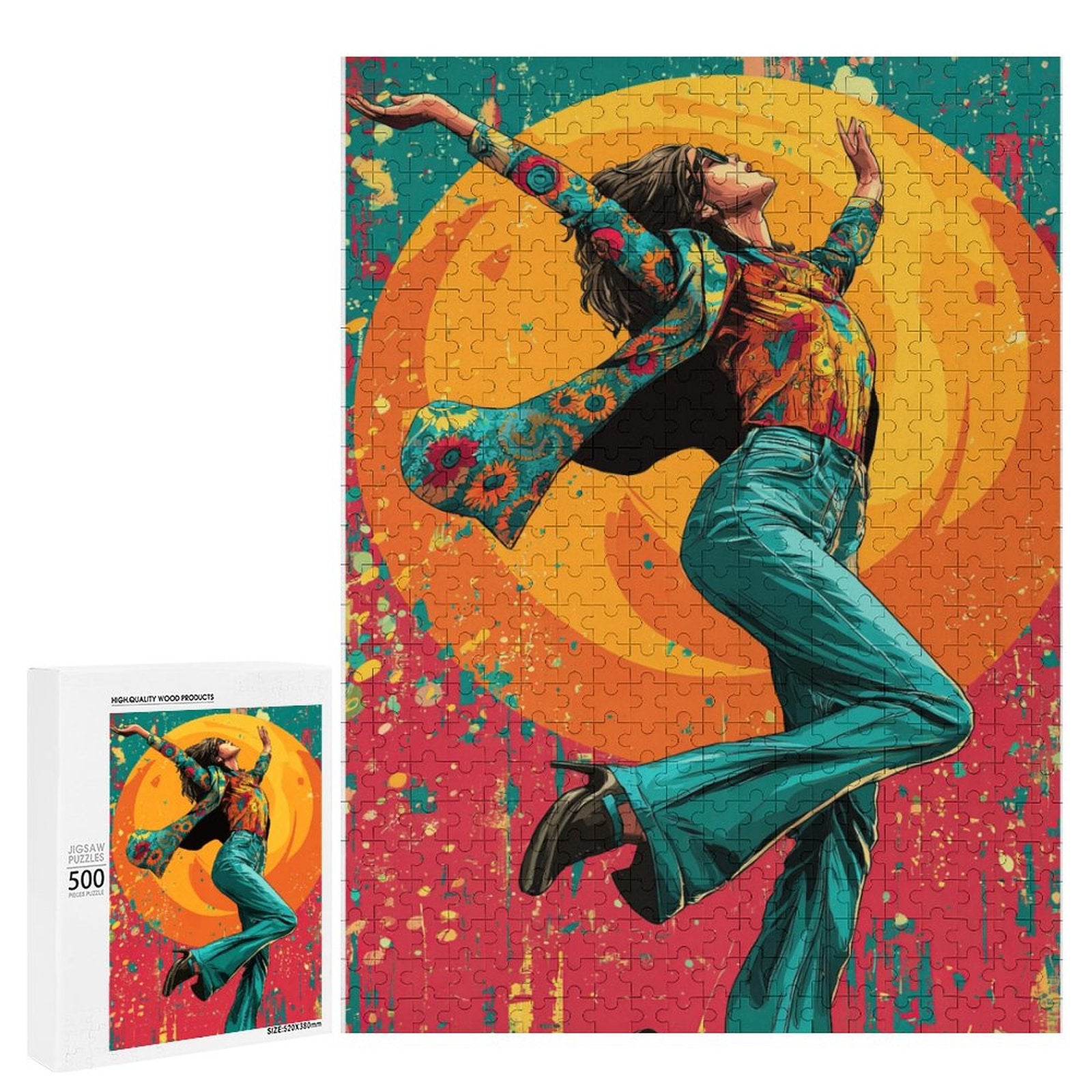 Dancin dancin Wooden Puzzle