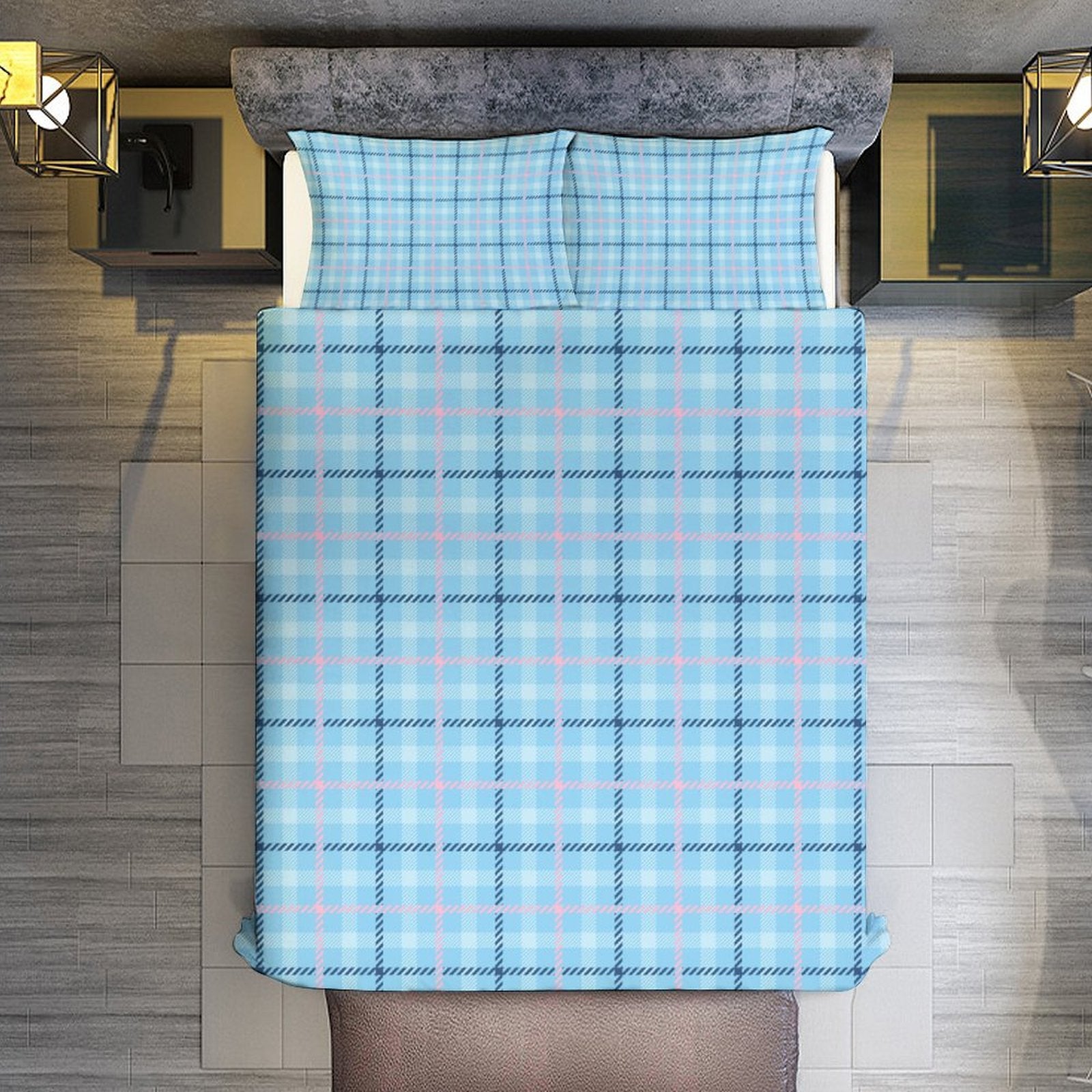 Queen 3-Piece Bedding Set-90"x90"/ 229x229cm
