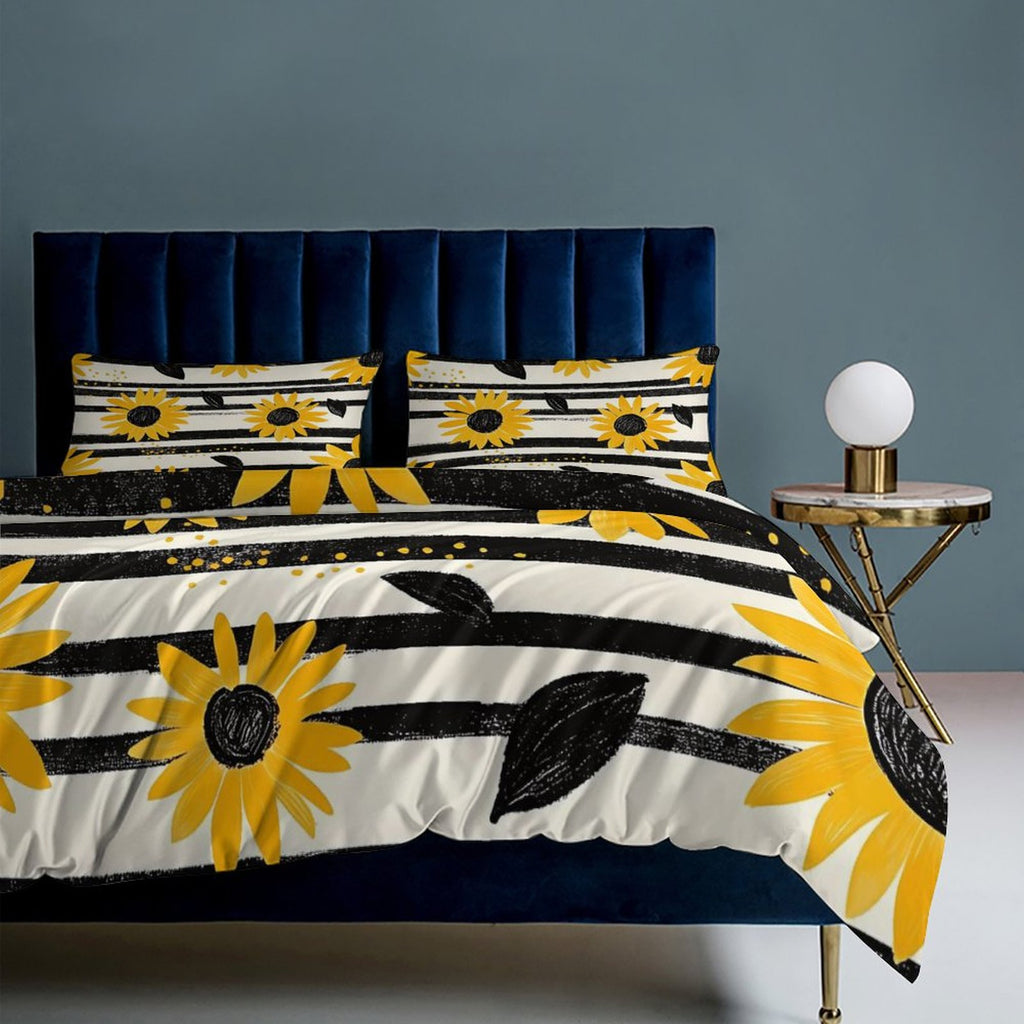 Queen 3-Piece Bedding Set-90"x90"/ 229x229cm
