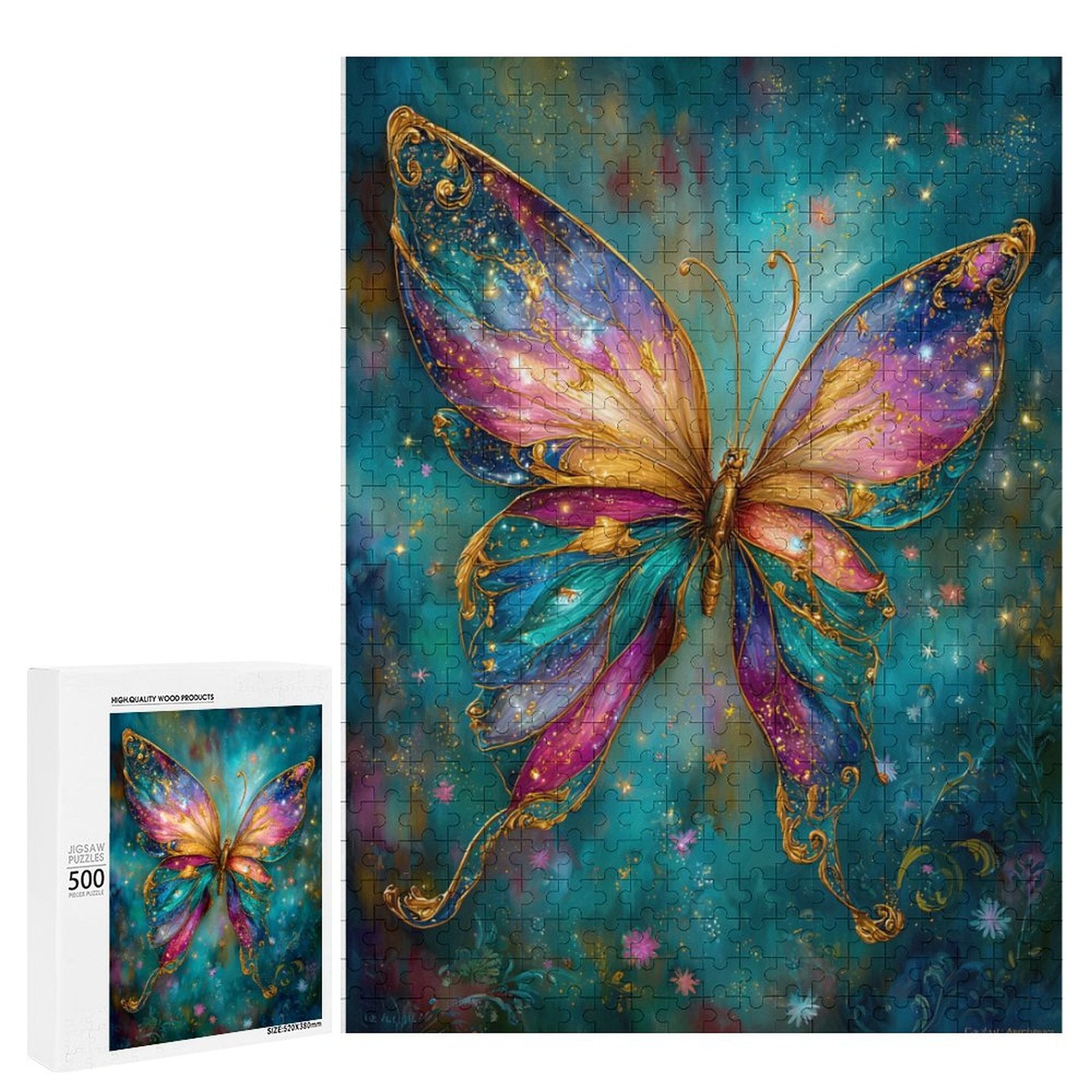 Mystical Butterfly Wooden Puzzle