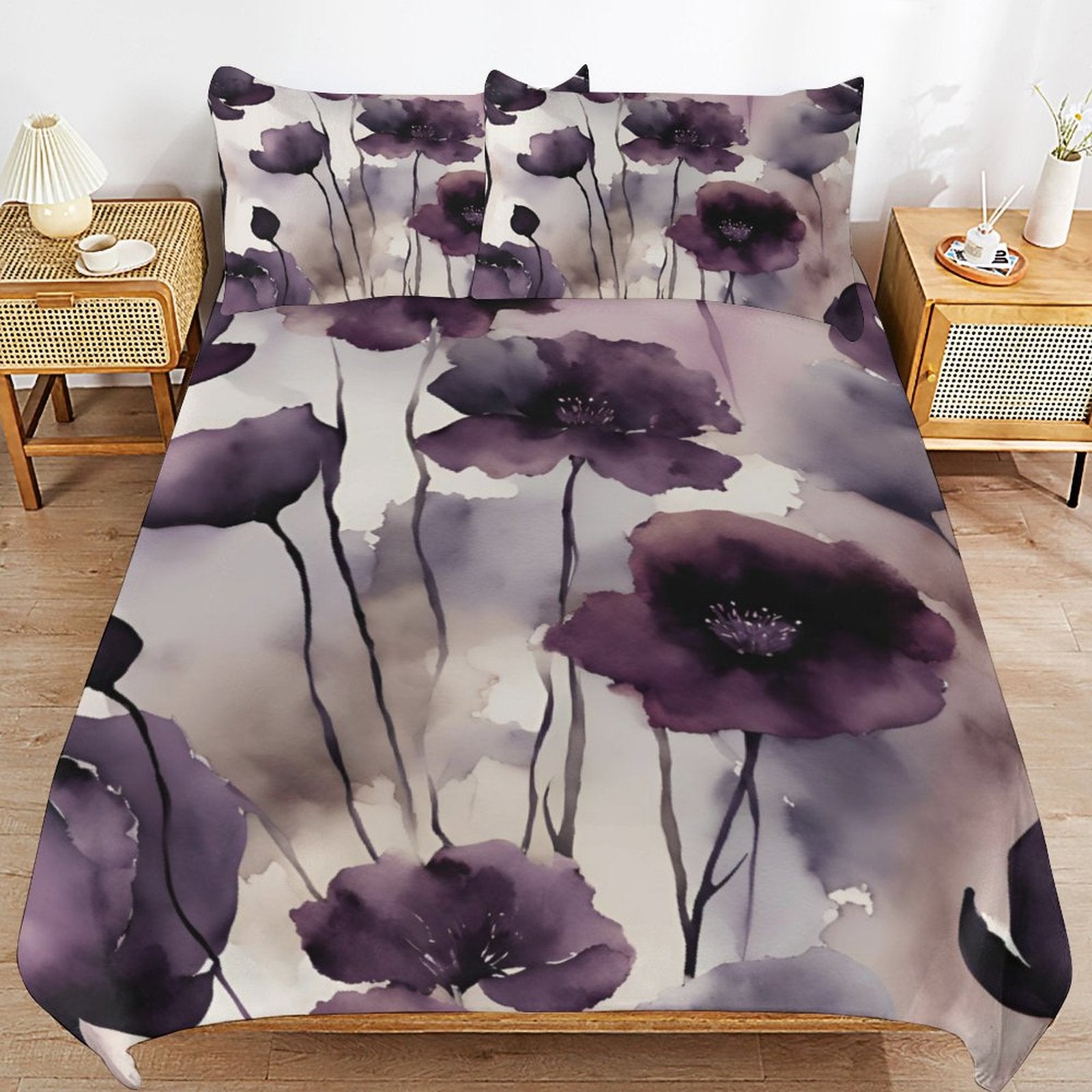Queen 3-Piece Bedding Set-90"x90"/ 229x229cm