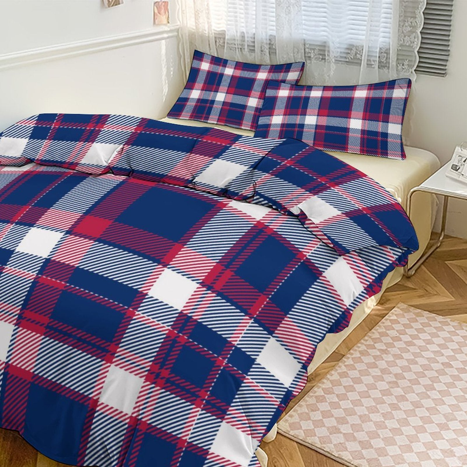 Queen 3-Piece Bedding Set-90"x90"/ 229x229cm