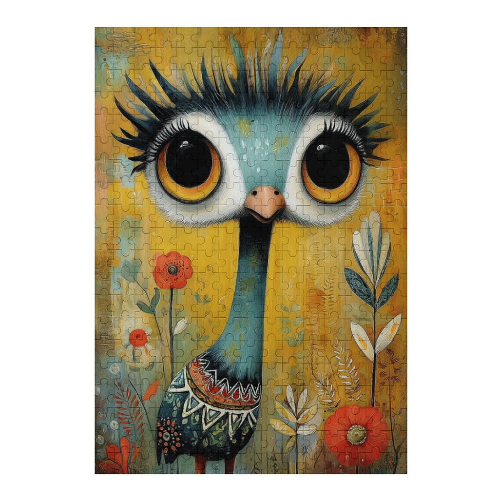 Colorful Bird Wooden Puzzle