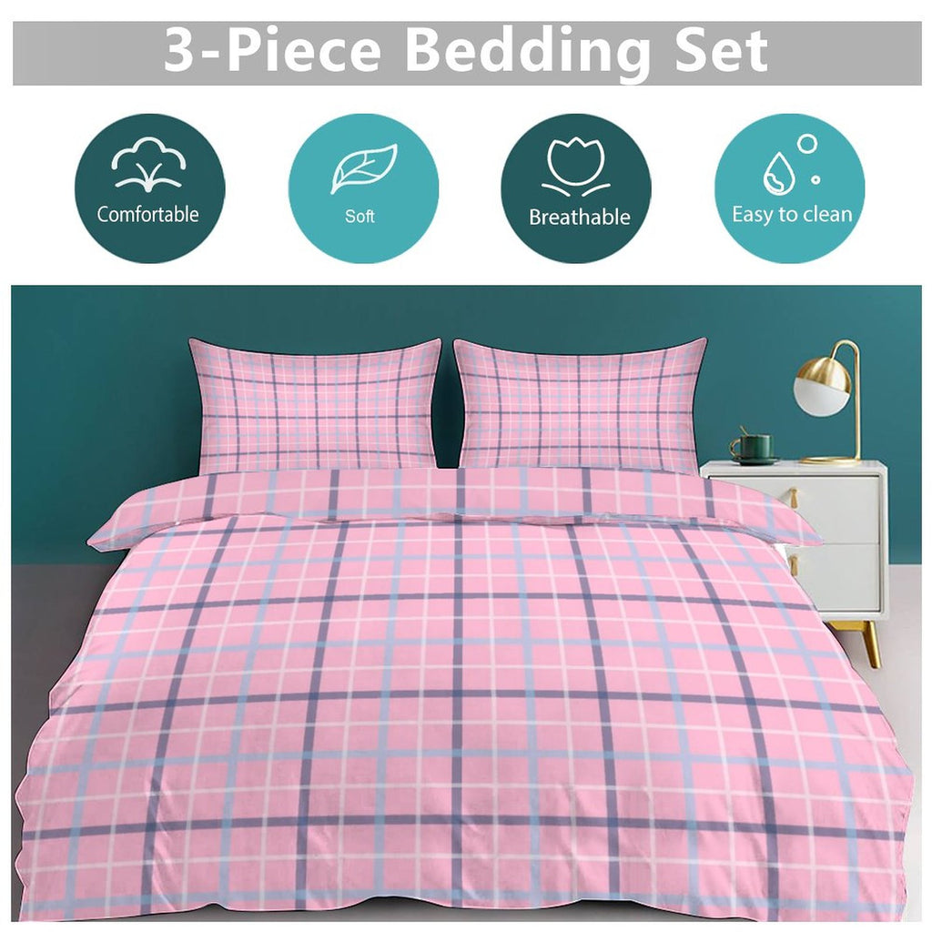 King 3-Piece Bedding Set-102"x90"/ 259x229cm
