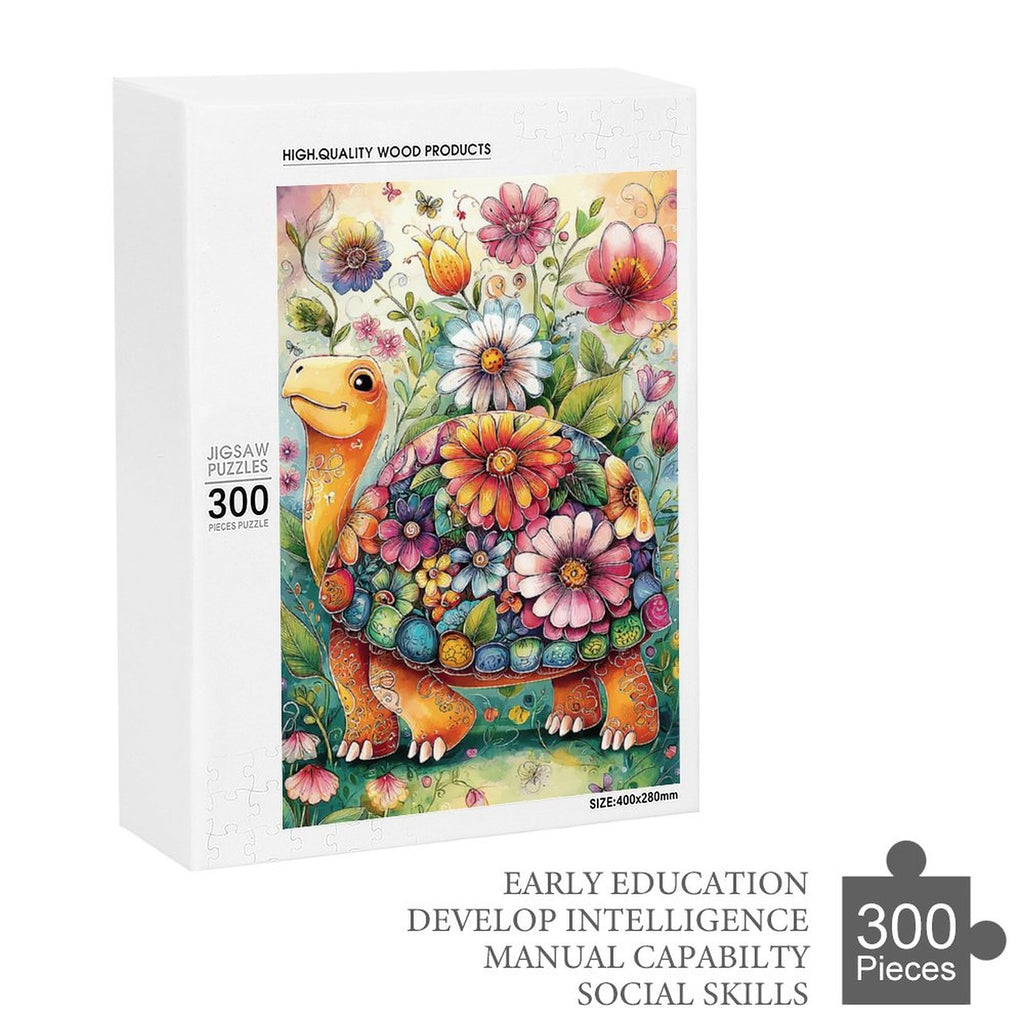 Colorful Turtle Wooden Puzzle