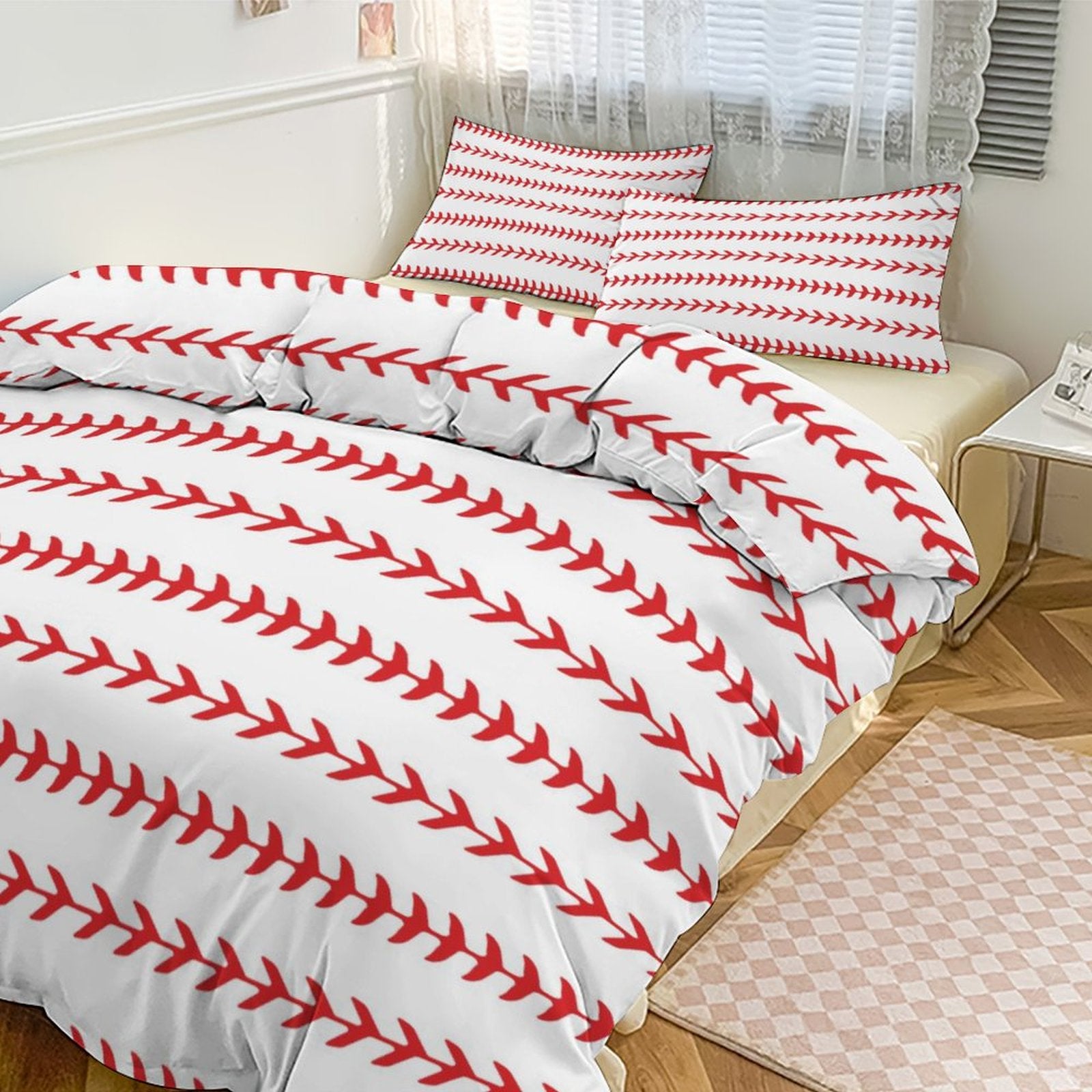 Queen 3-Piece Bedding Set-90"x90"/ 229x229cm