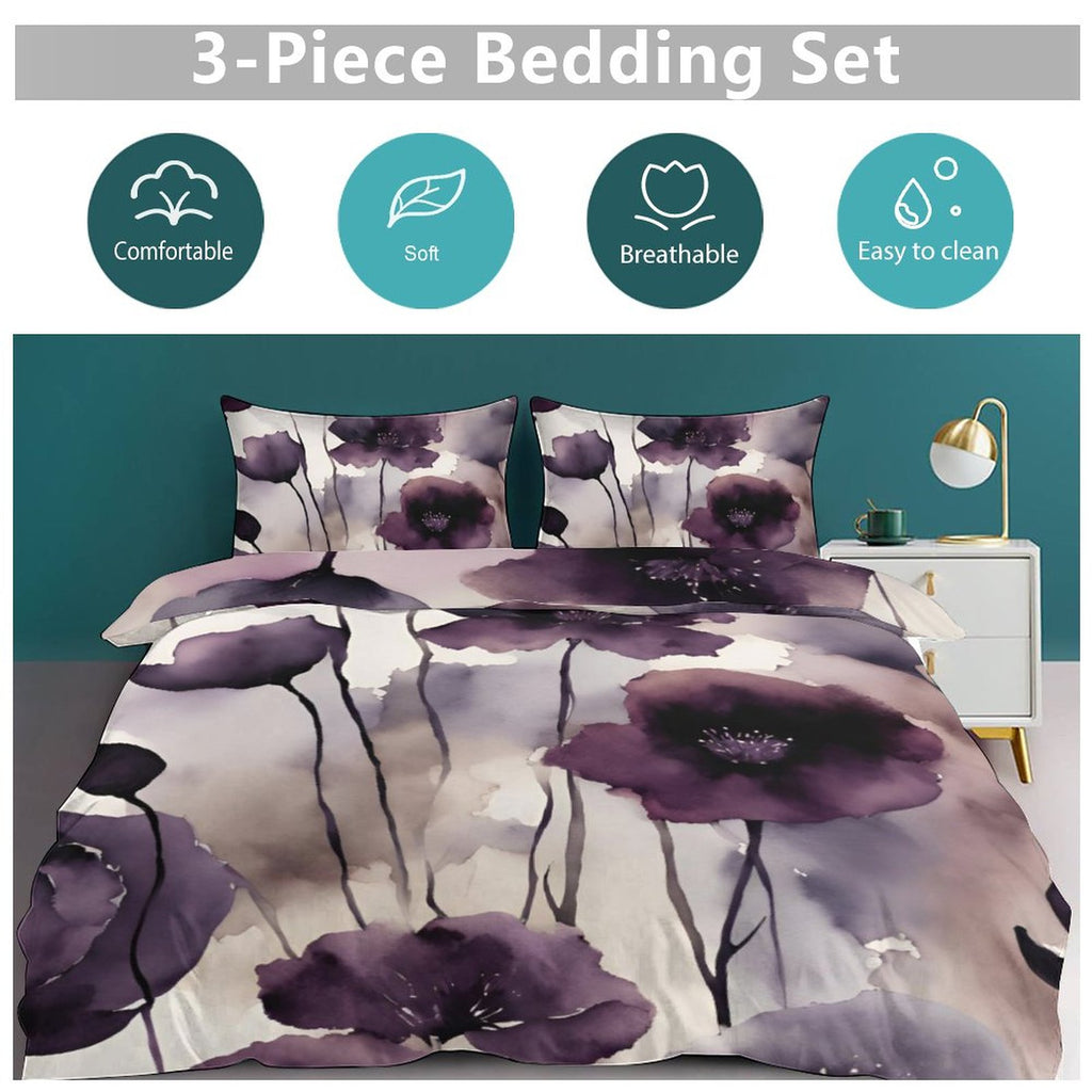Full 3-Piece Bedding Set-86"×70"/ 218×177cm