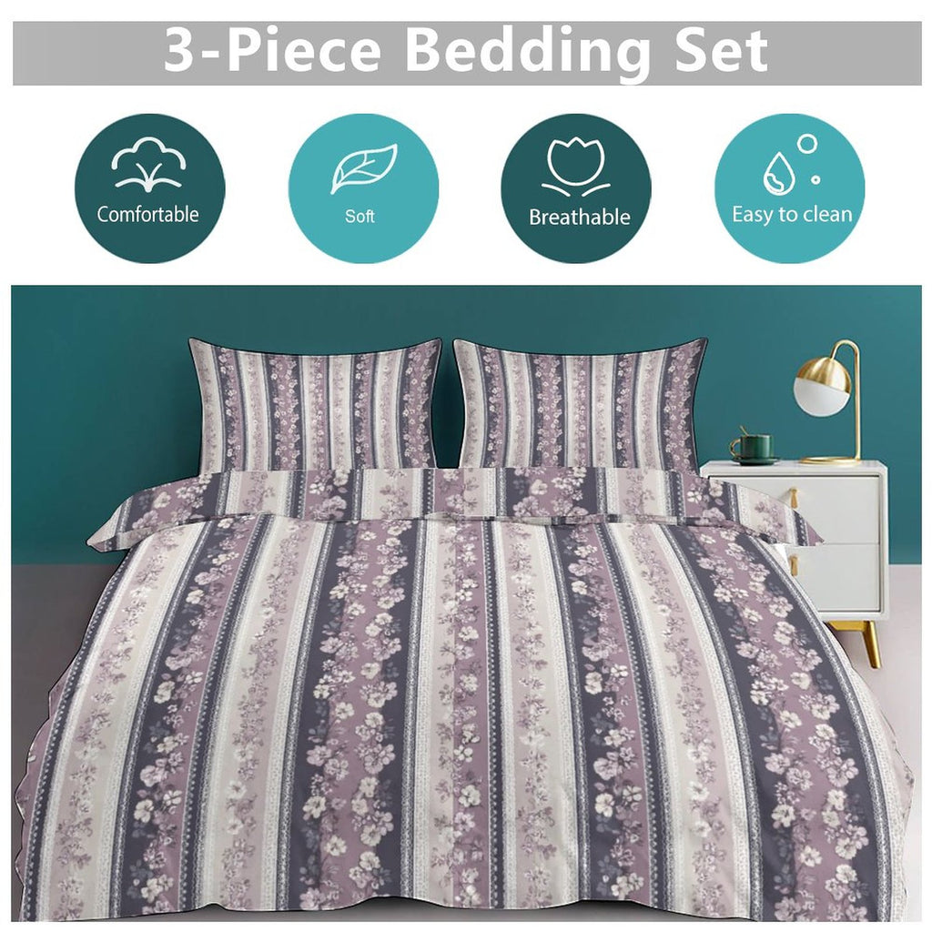 King 3-Piece Bedding Set-102"x90"/ 259x229cm