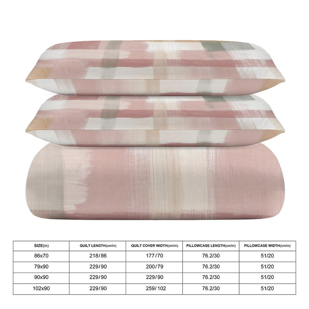 Queen 3-Piece Bedding Set-90"x90"/ 229x229cm