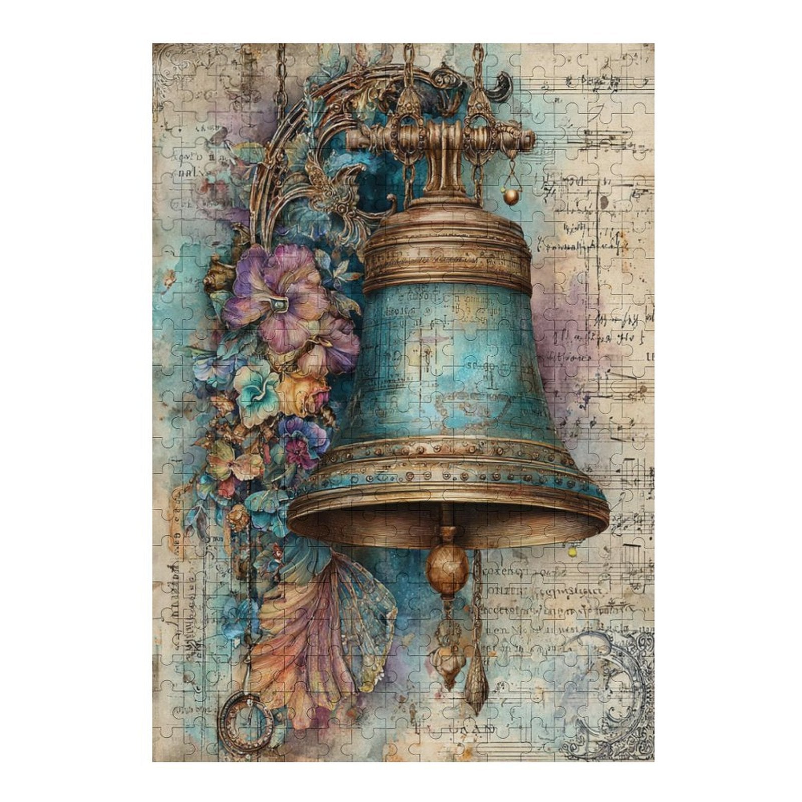 Bronze Bell Wooden Puzzle