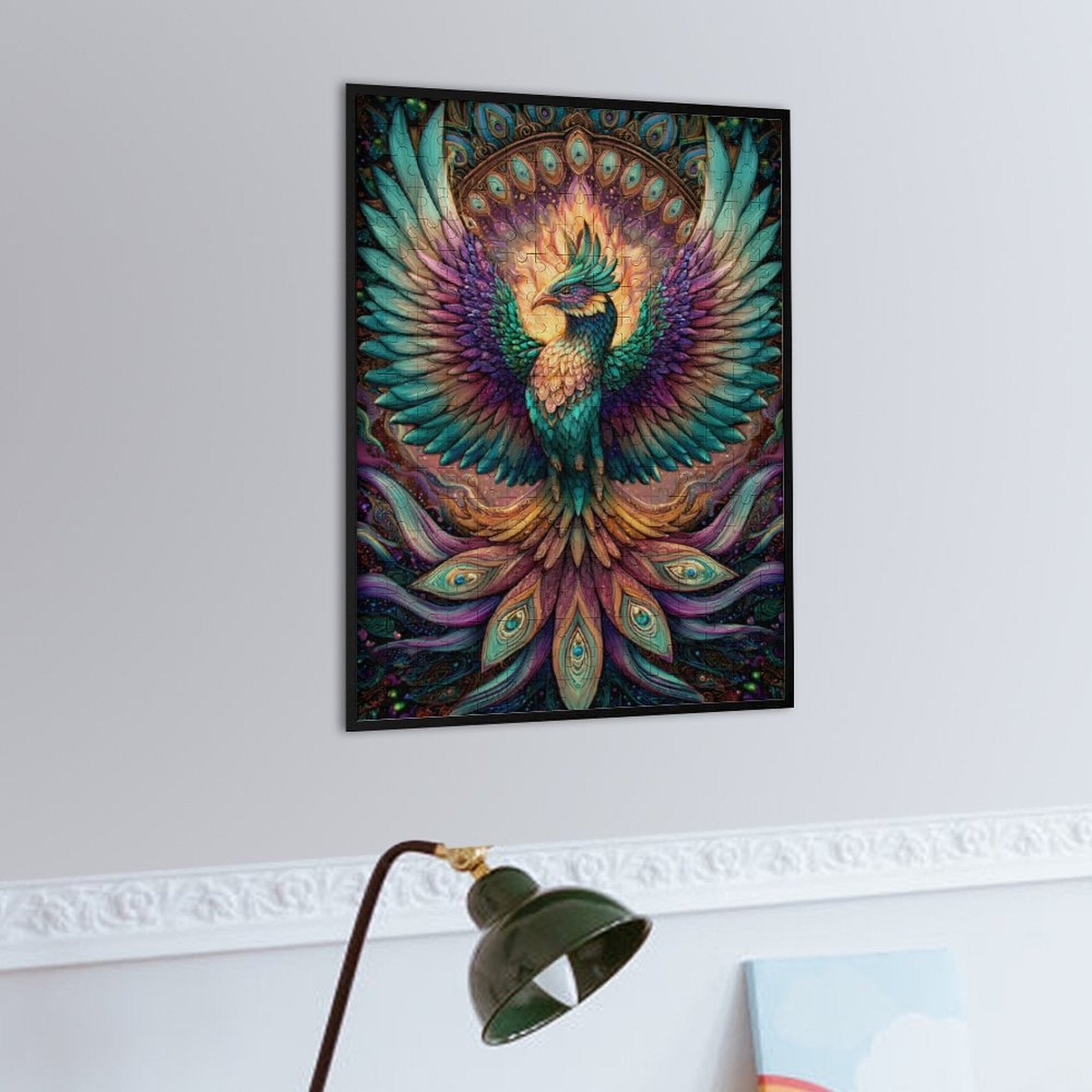 Mosaic Phoenix Wooden Puzzle