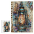 Ship and Lantern Wooden Puzzle