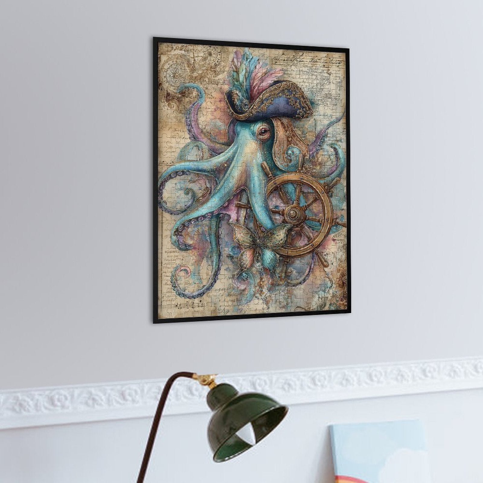 Captain Octopus Wooden Puzzle