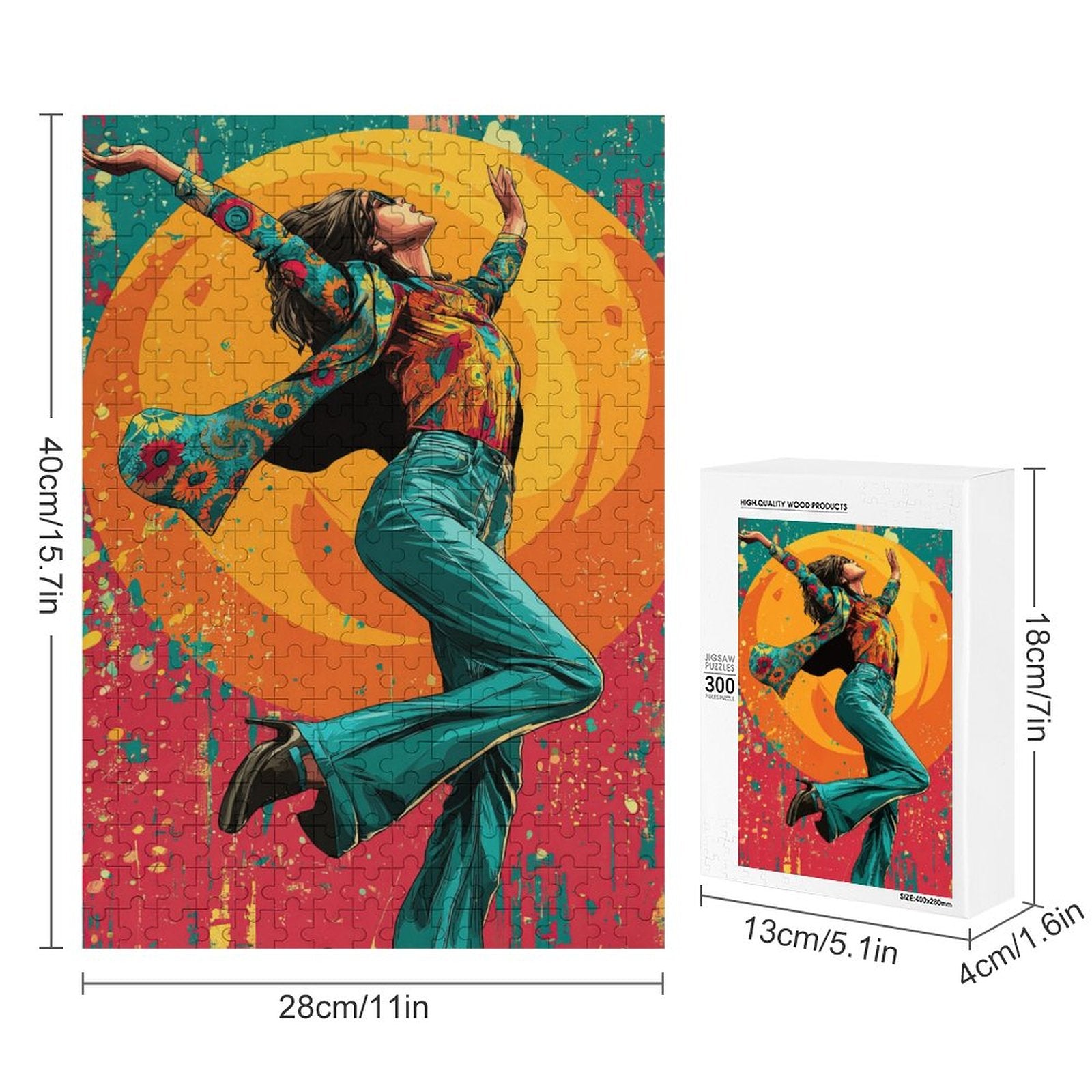 Dancin dancin Wooden Puzzle