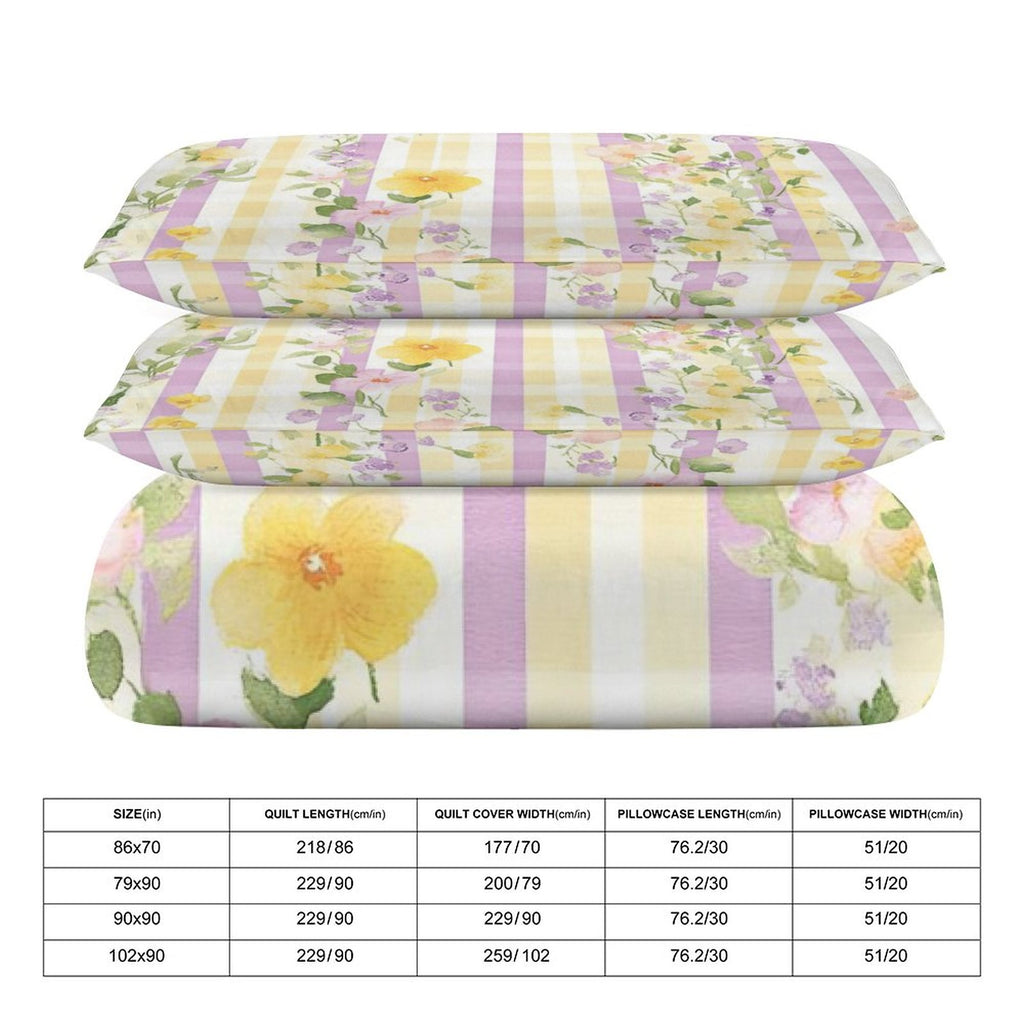 Queen 3-Piece Bedding Set-90"x90"/ 229x229cm