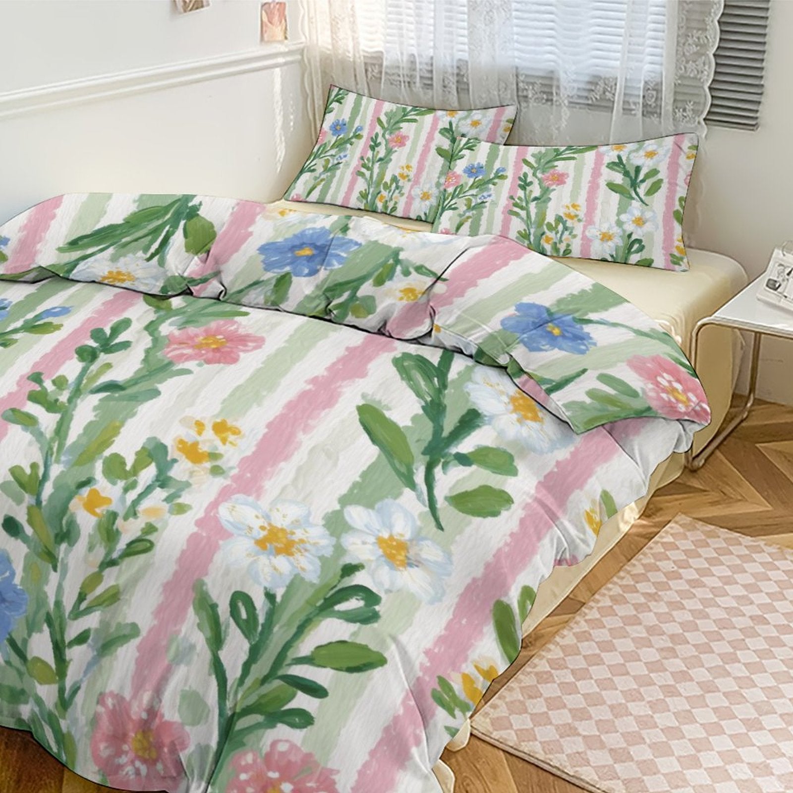 Full 3-Piece Bedding Set-86"×70"/ 218×177cm