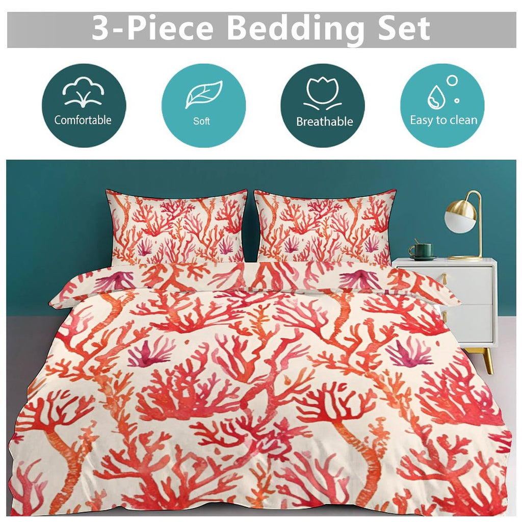 Full 3-Piece Bedding Set-86"×70"/ 218×177cm