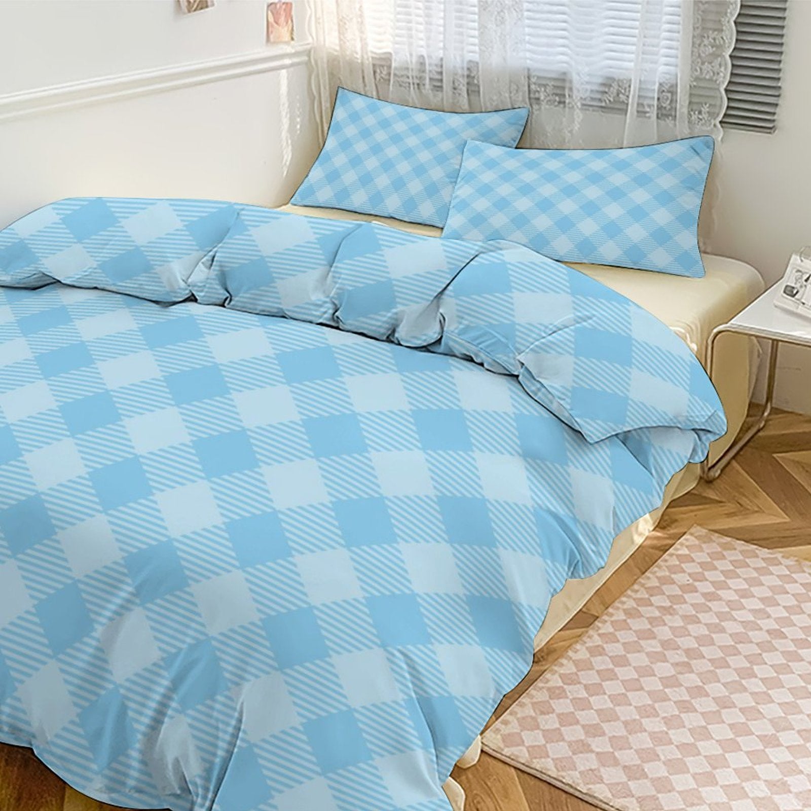 Queen 3-Piece Bedding Set-90"x90"/ 229x229cm