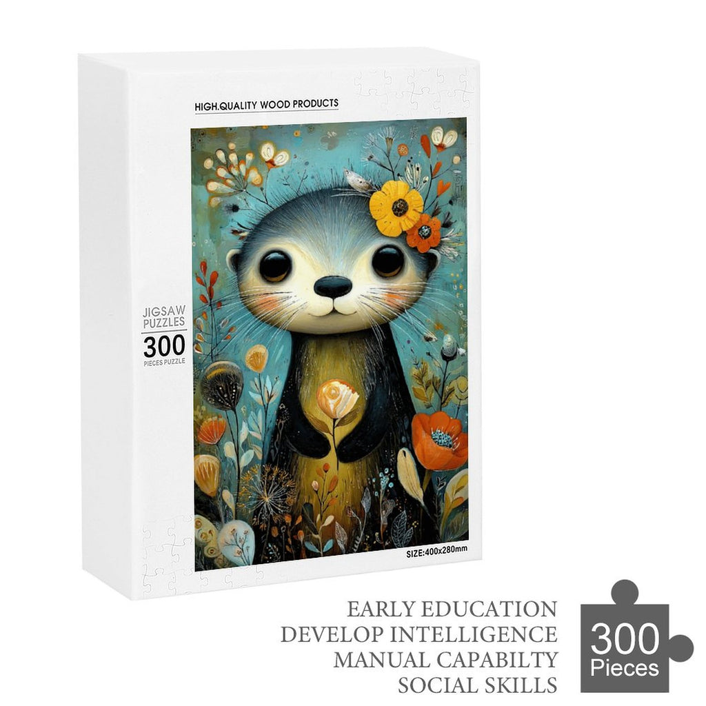 Boho Baby Otter Wooden Puzzle