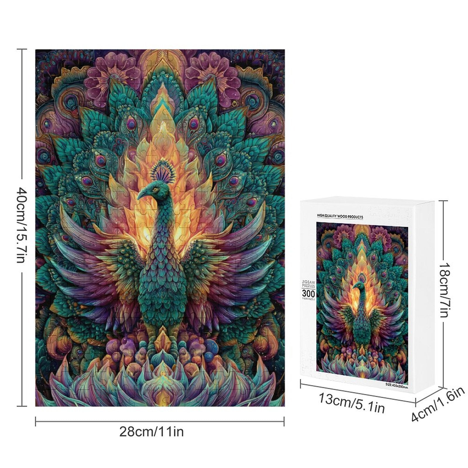 Colorful Wooden Puzzle