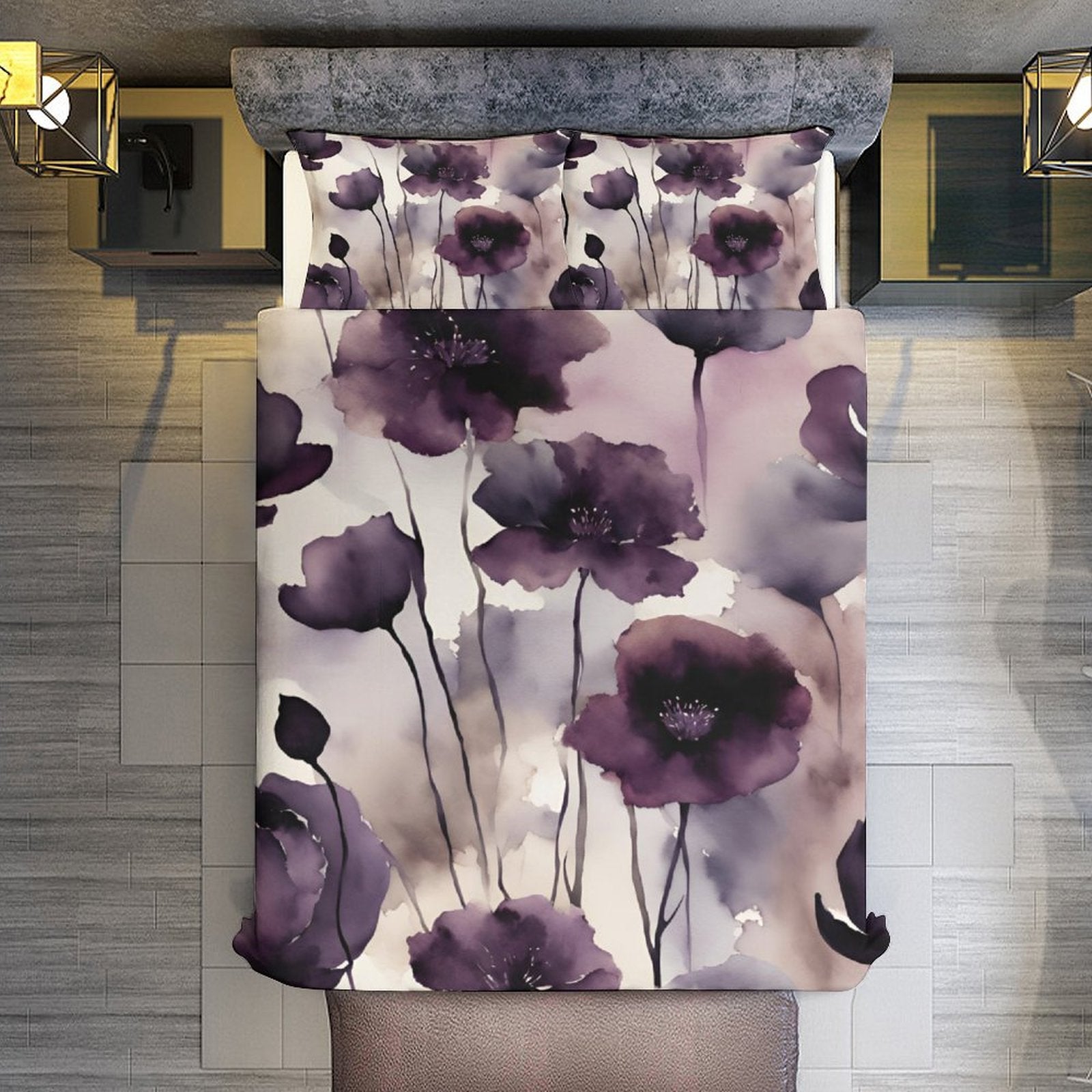 Queen 3-Piece Bedding Set-90"x90"/ 229x229cm